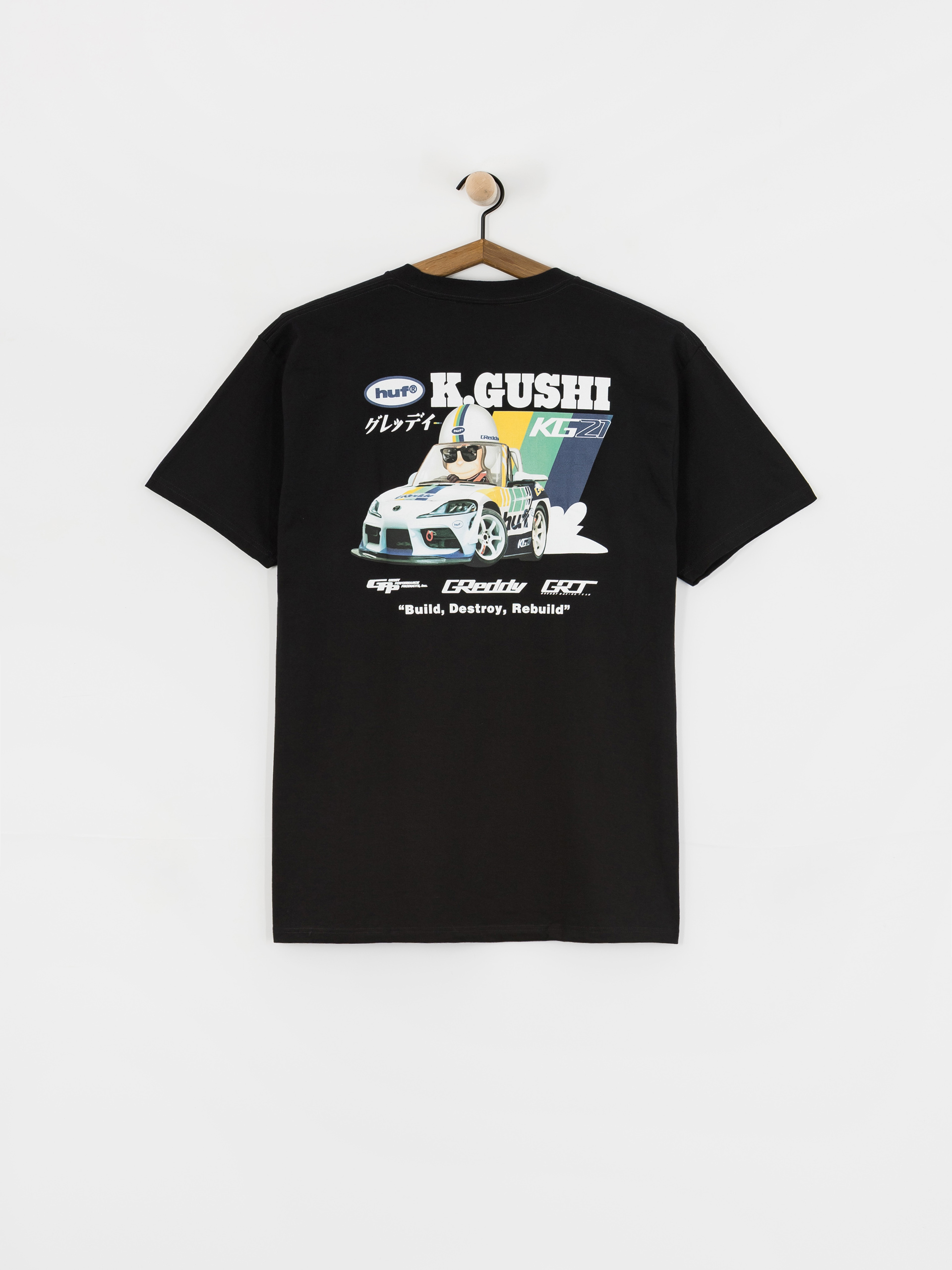 T-shirt HUF X Greddy Gushi (black)