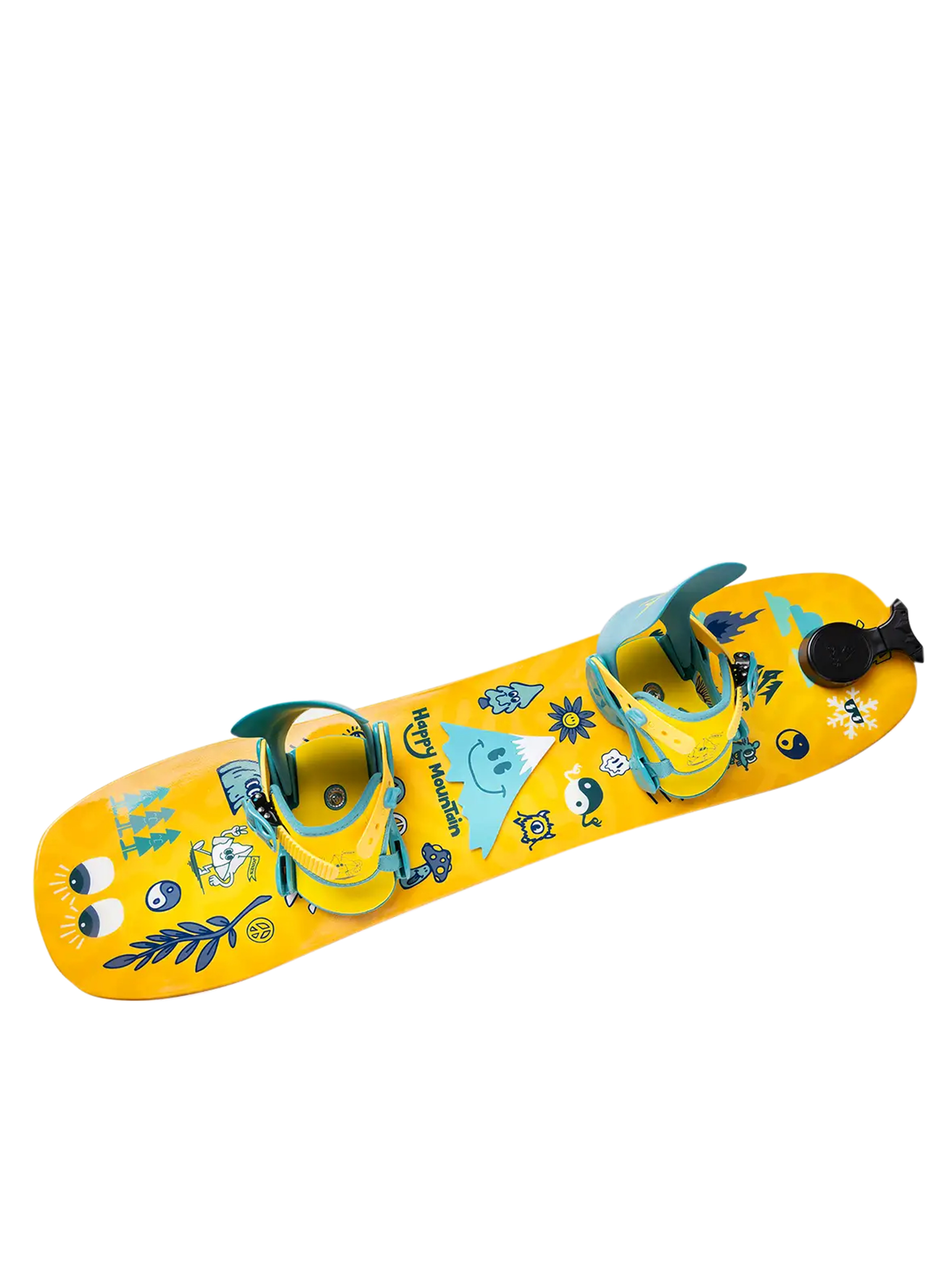 Deska snowboardowa Jones Snowboards Kid's Happy Mountain Package JR (yellow)