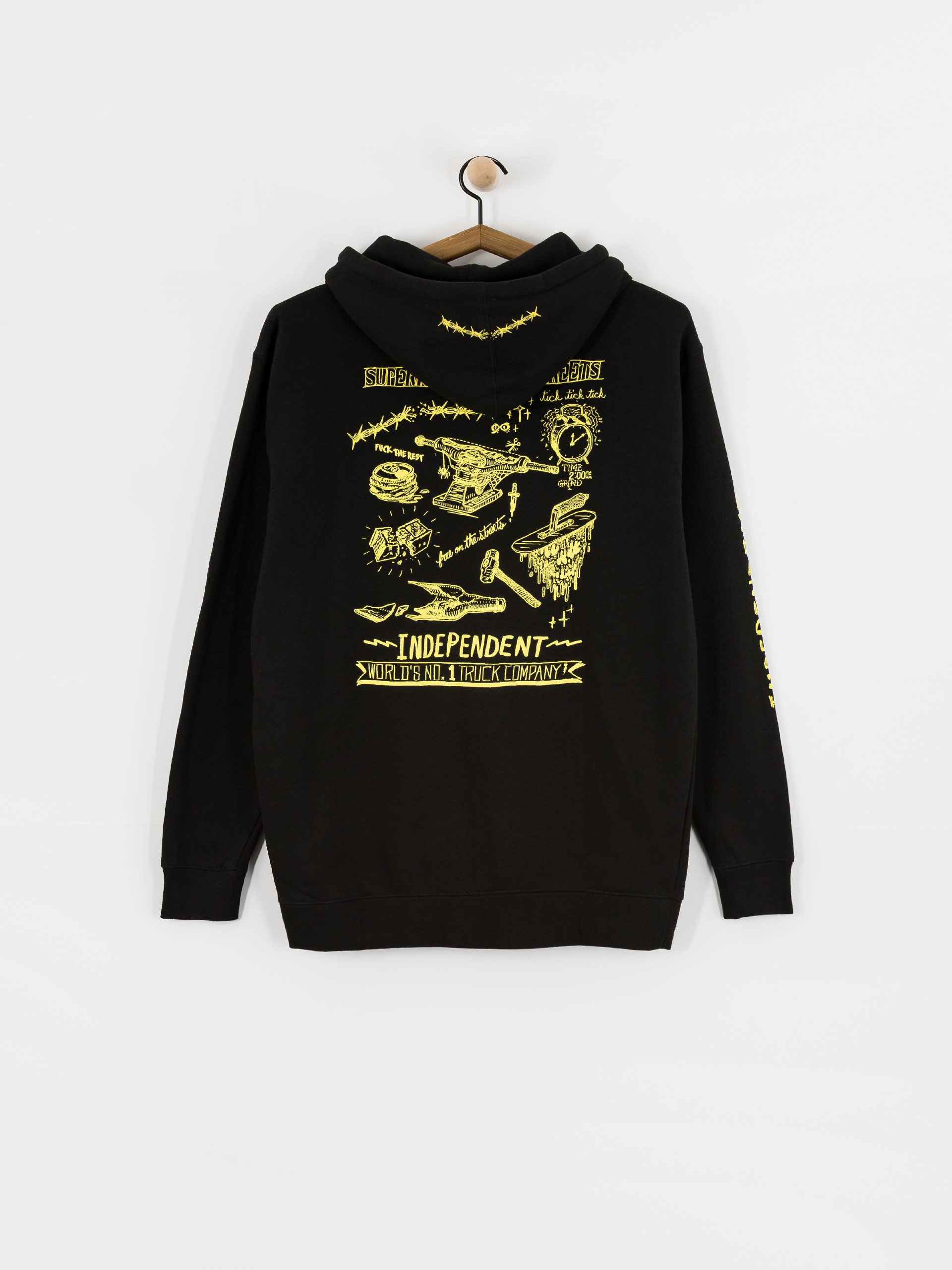 Bluza z kapturem Independent Bratrud Notebook ZHD (black)