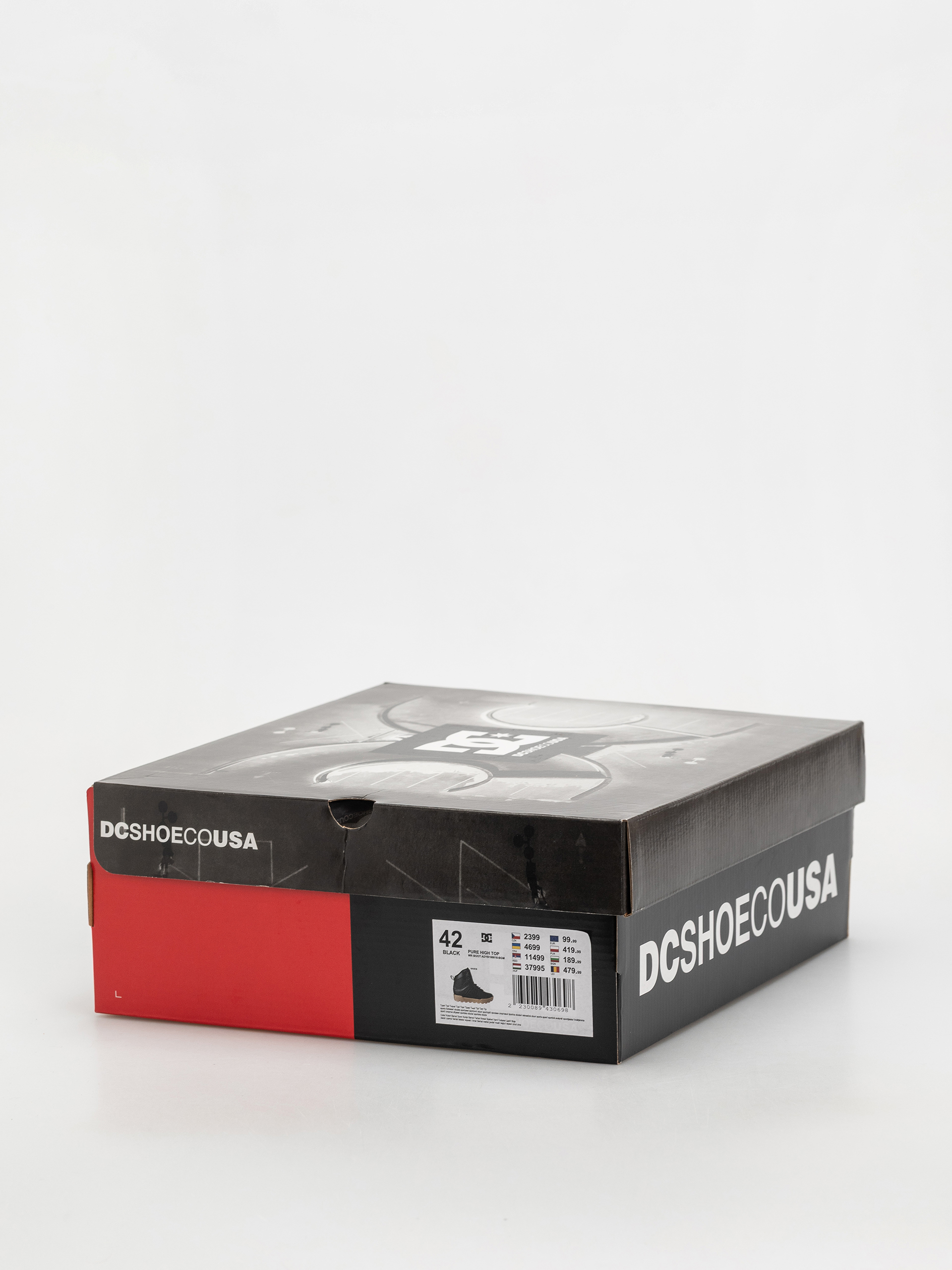 Buty DC Pure High Top Wr (black/gum)