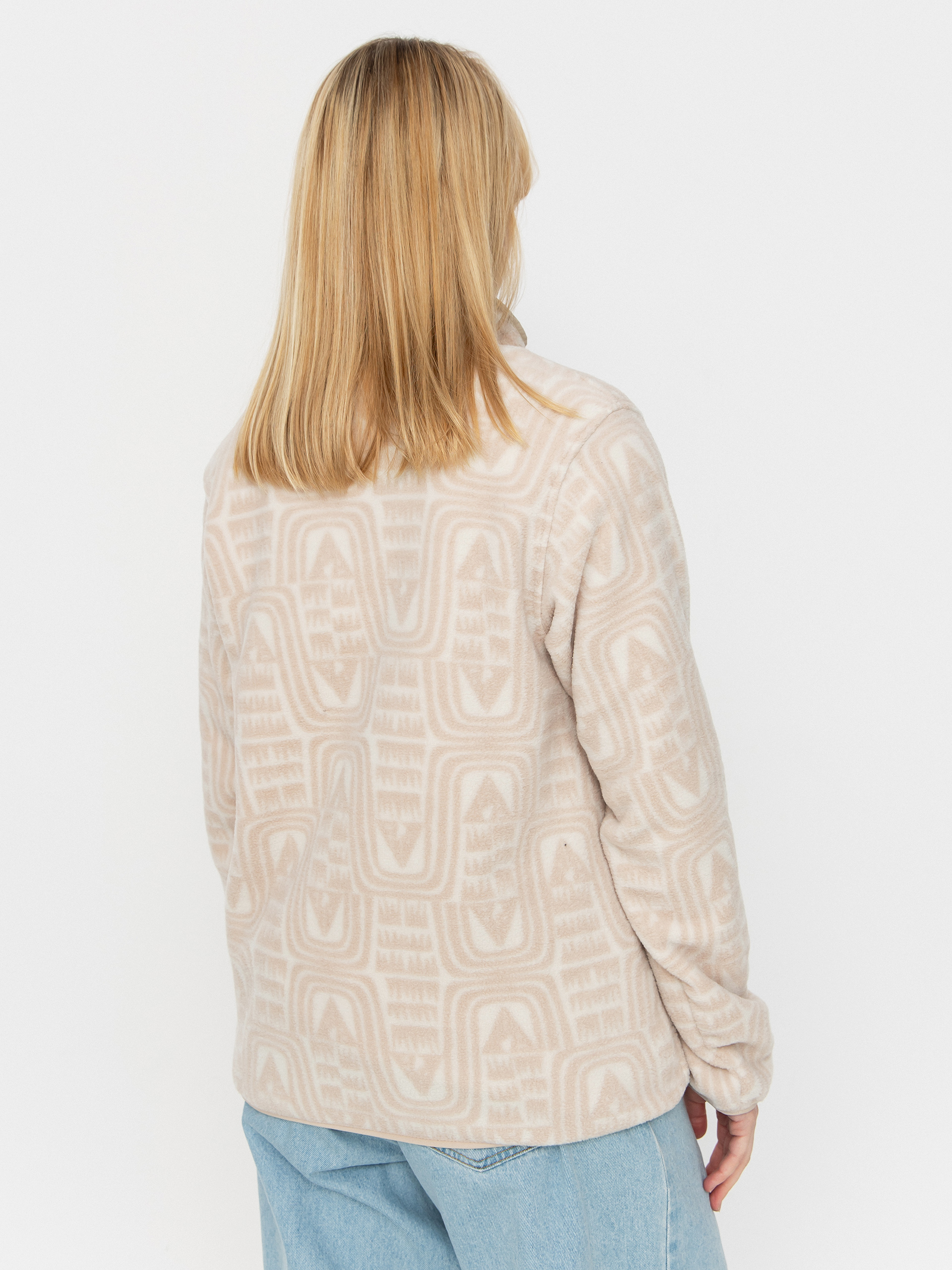 Damski Polar Patagonia LW Synch Snap T (flow dyno white)