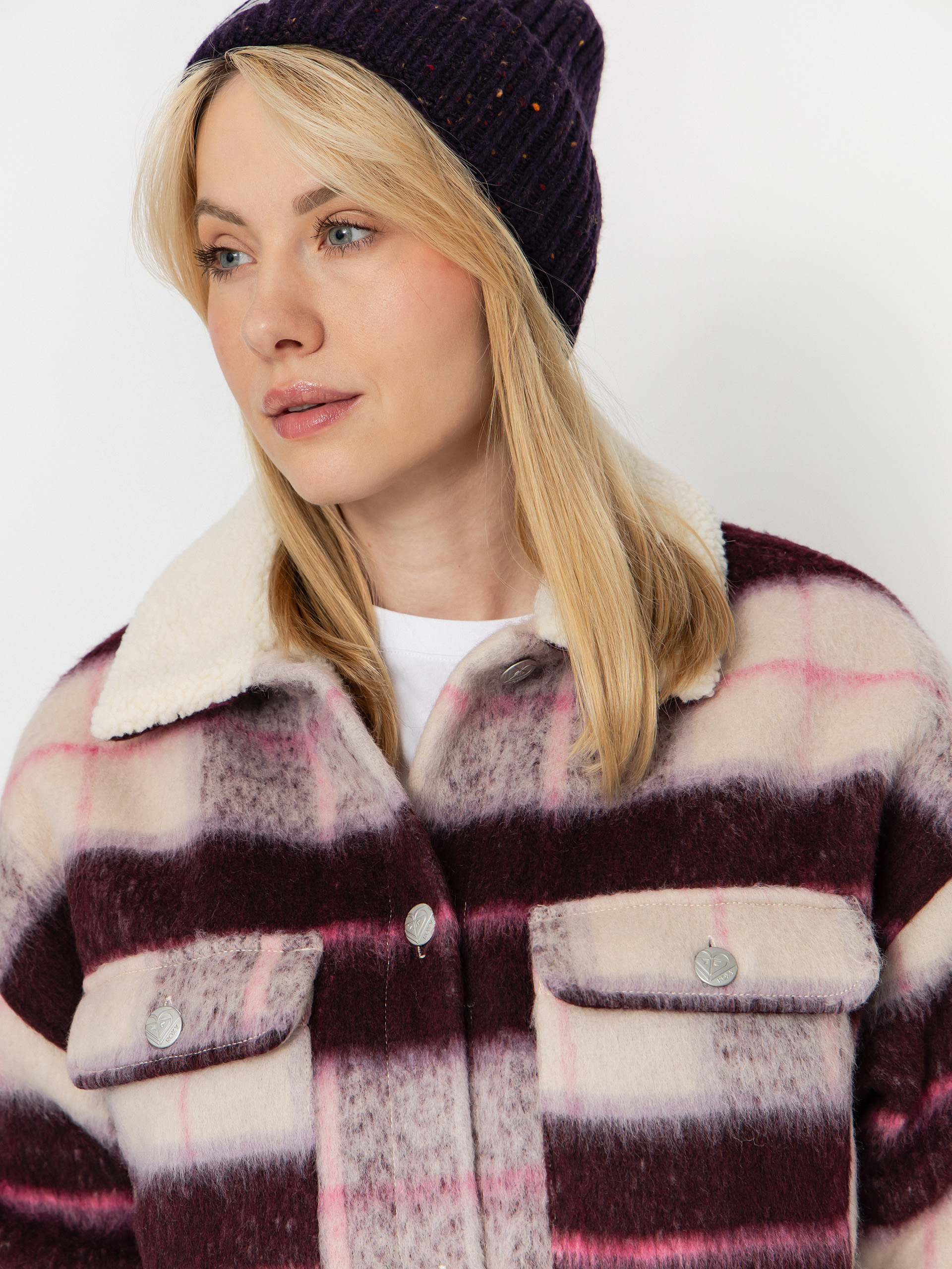 Kurtka Roxy Passage Of Time Wmn (parchment mariachi plaid)