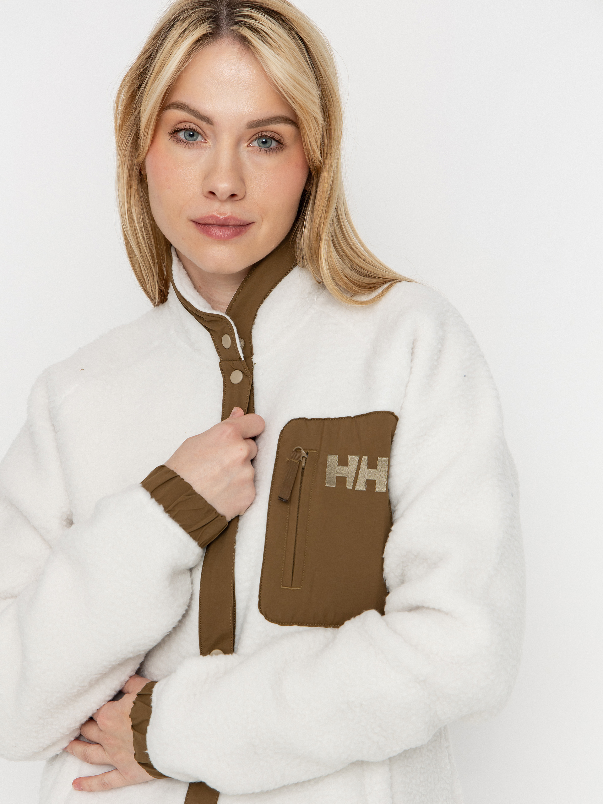 Damski Polar Helly Hansen Imperial Pile Snap (snow)