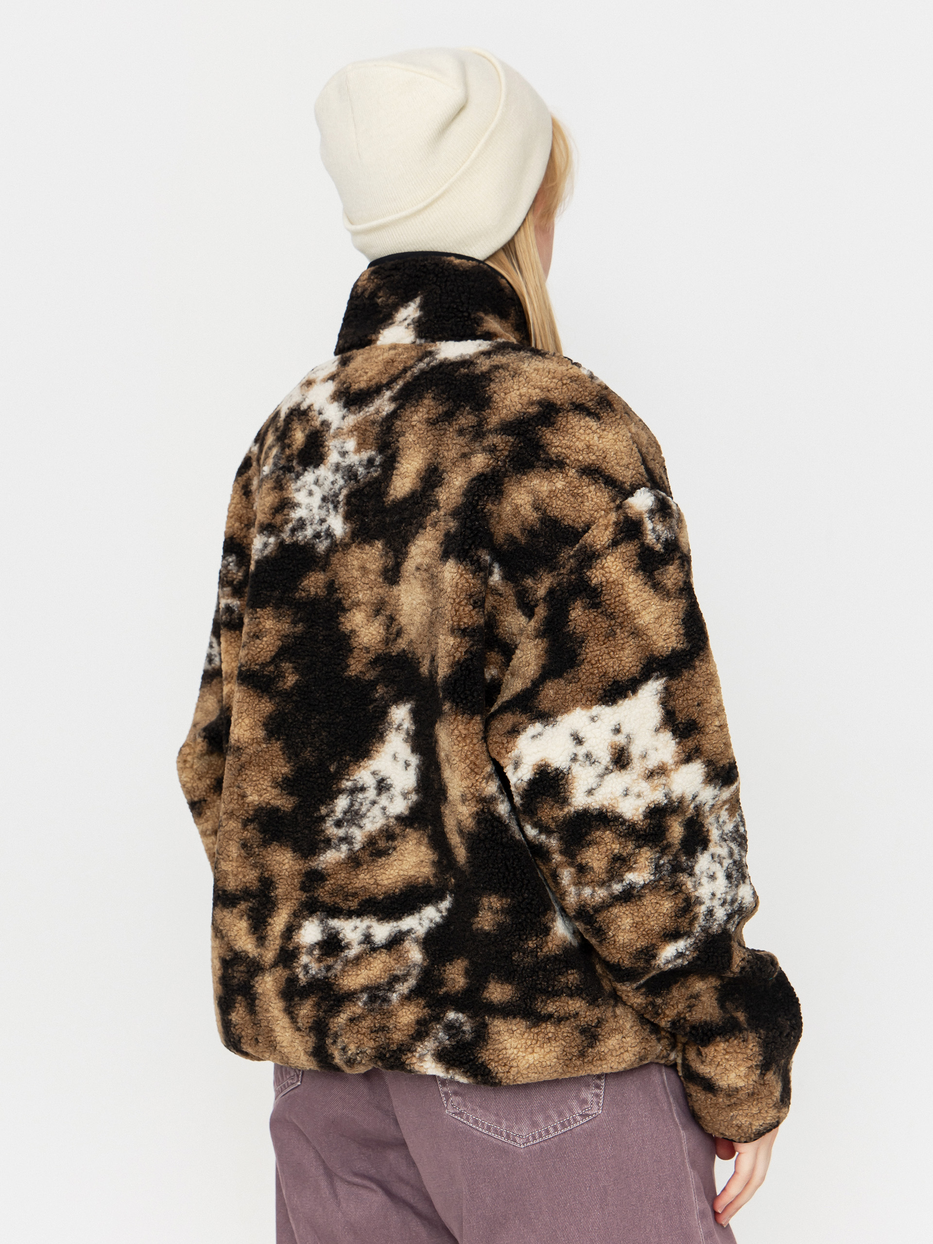 Damski Polar Carhartt WIP Elliot (wild dog jacquard/black)
