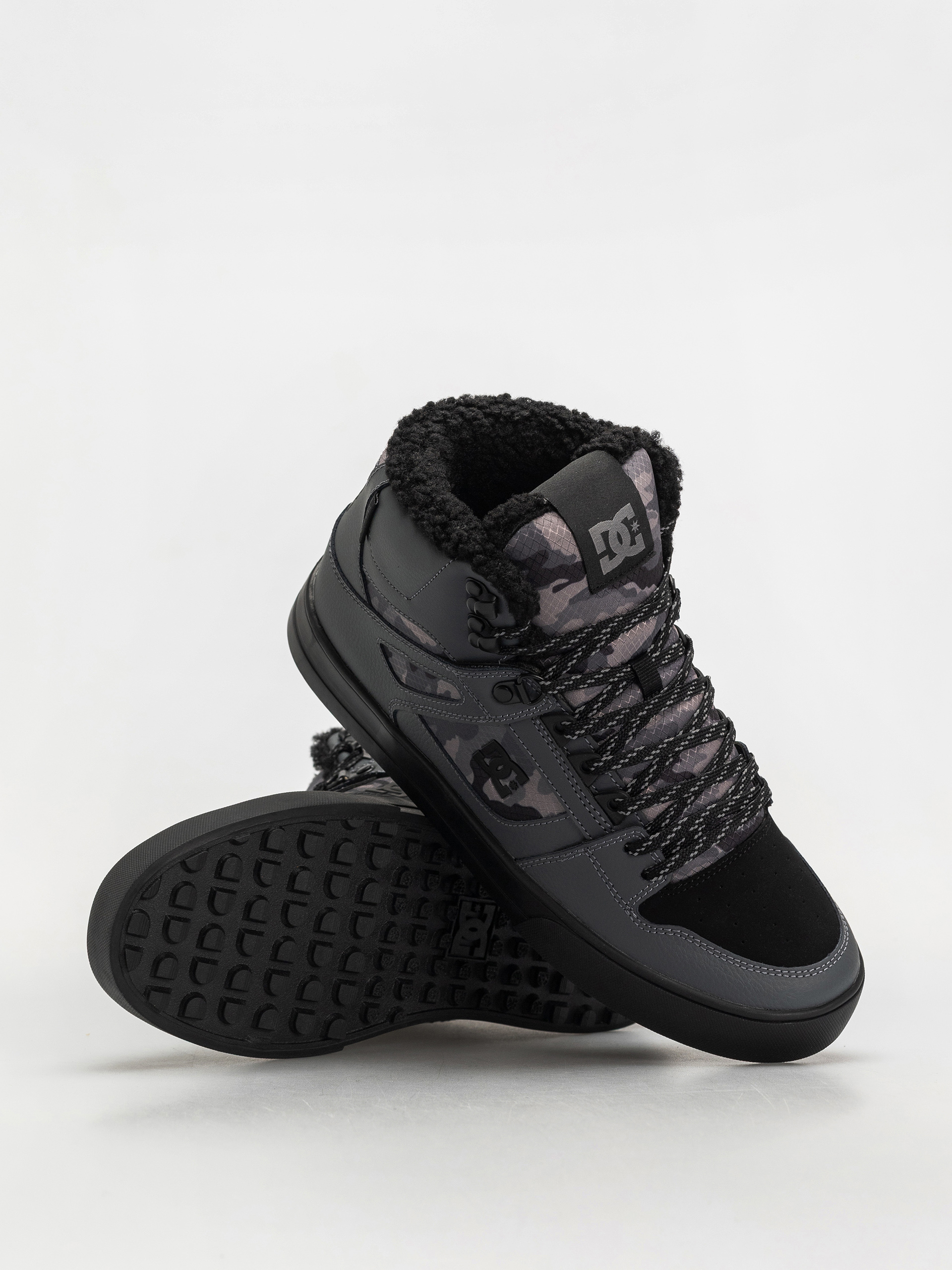 Buty DC Pure High Top Wc Wnt (dark grey/black)