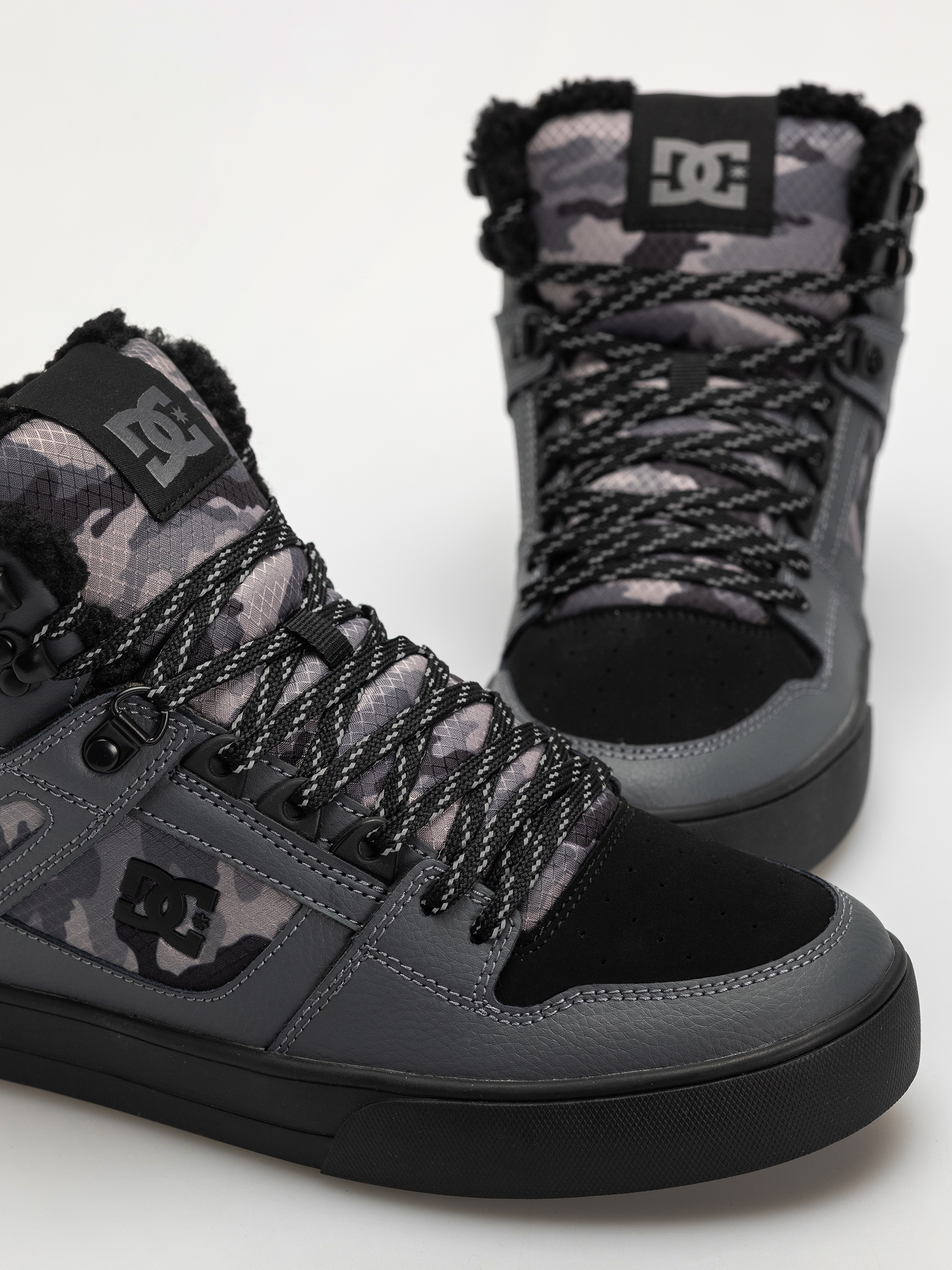 Buty DC Pure High Top Wc Wnt (dark grey/black)