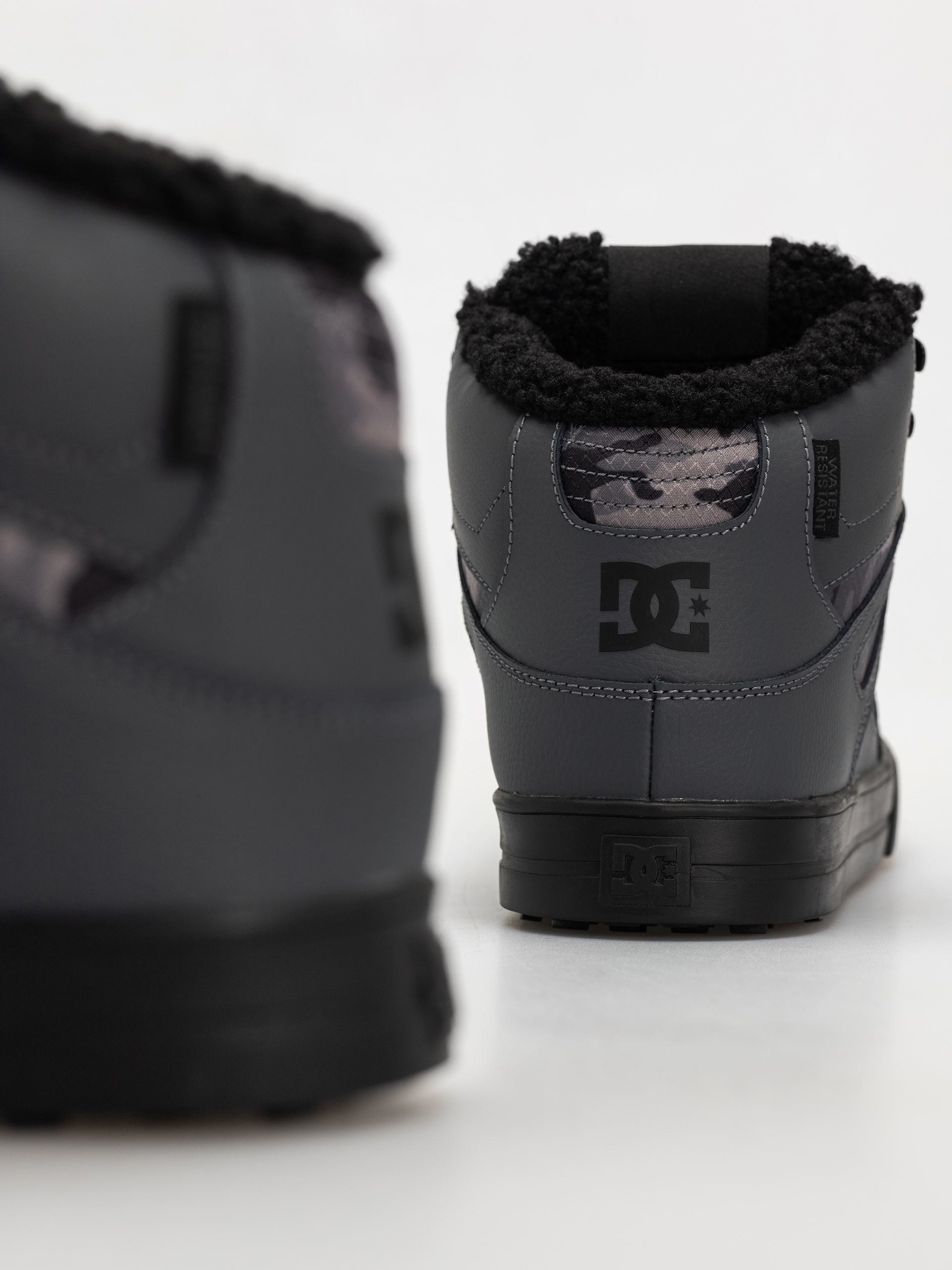 Buty DC Pure High Top Wc Wnt (dark grey/black)