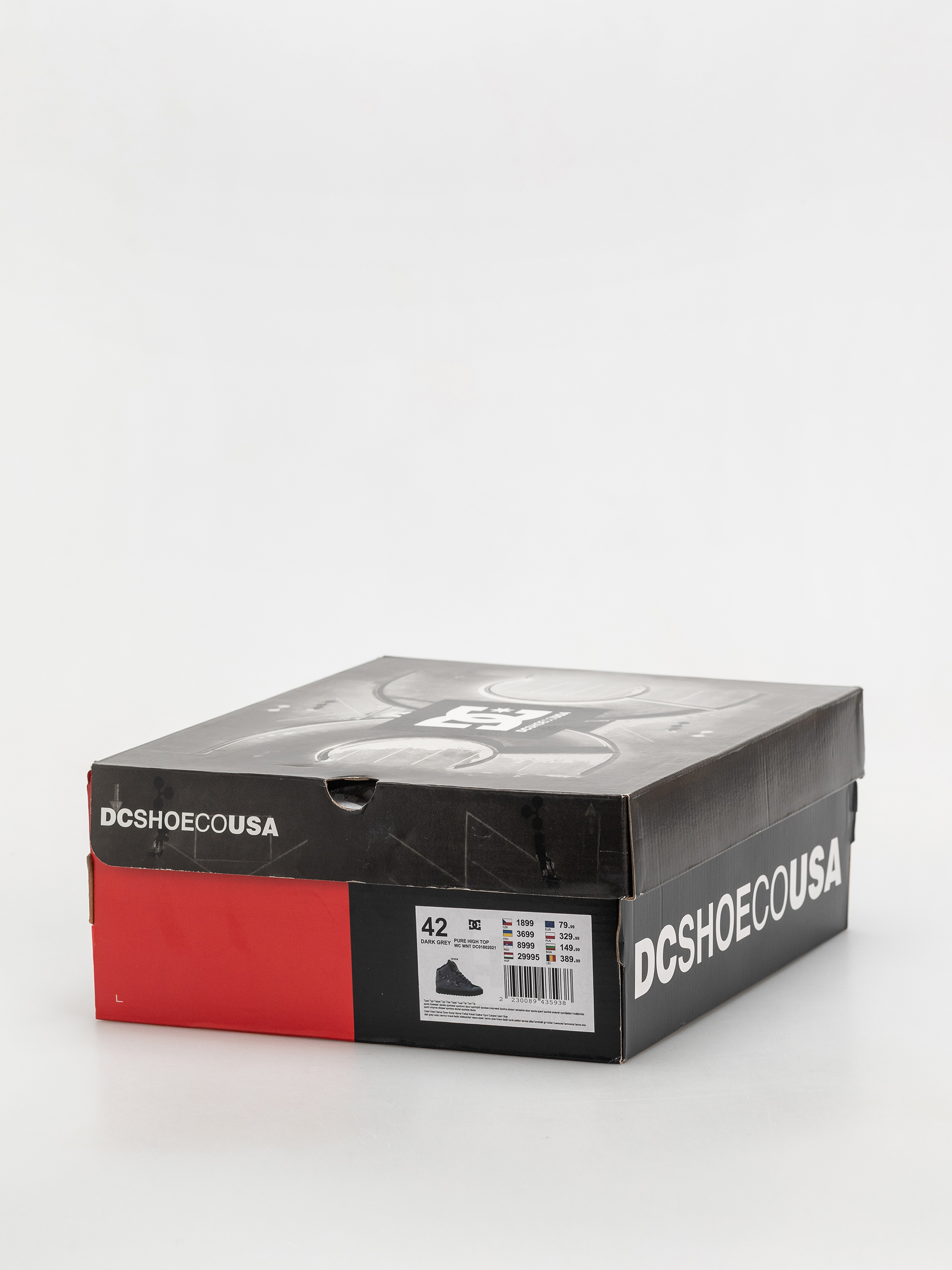 Buty DC Pure High Top Wc Wnt (dark grey/black)