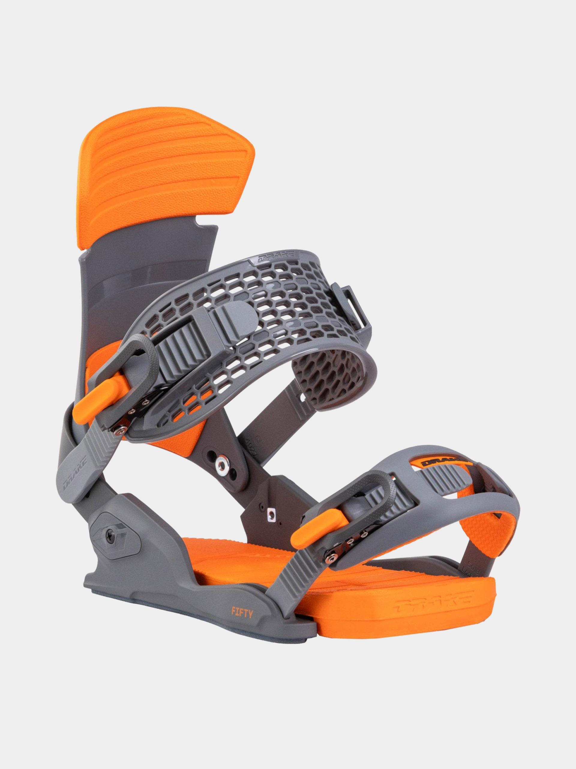 Męskie Wiązania snowboardowe Drake Fifty (dark grey/orange)