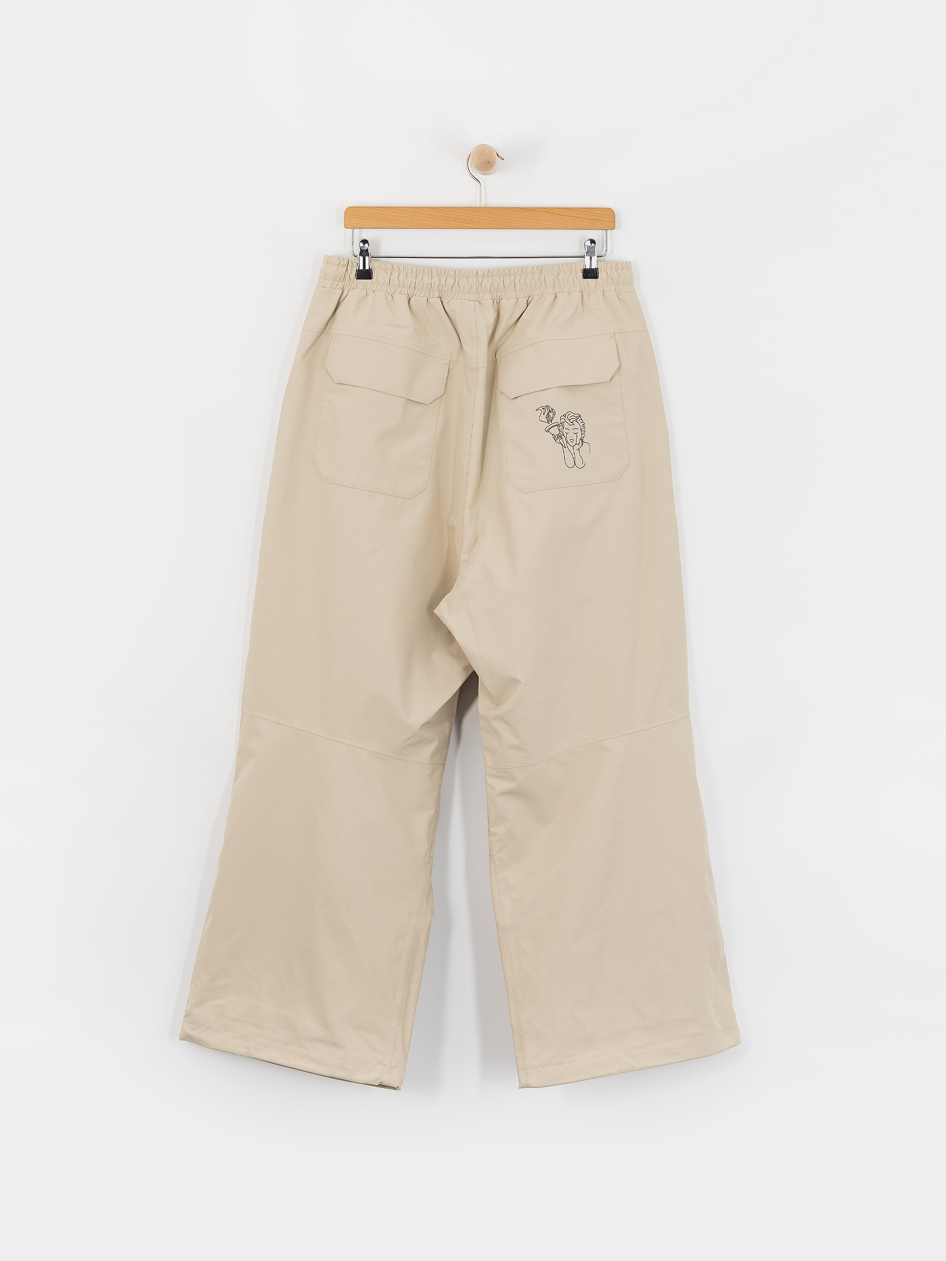 Męskie Spodnie snowboardowe Beyond Medals Park (beige)