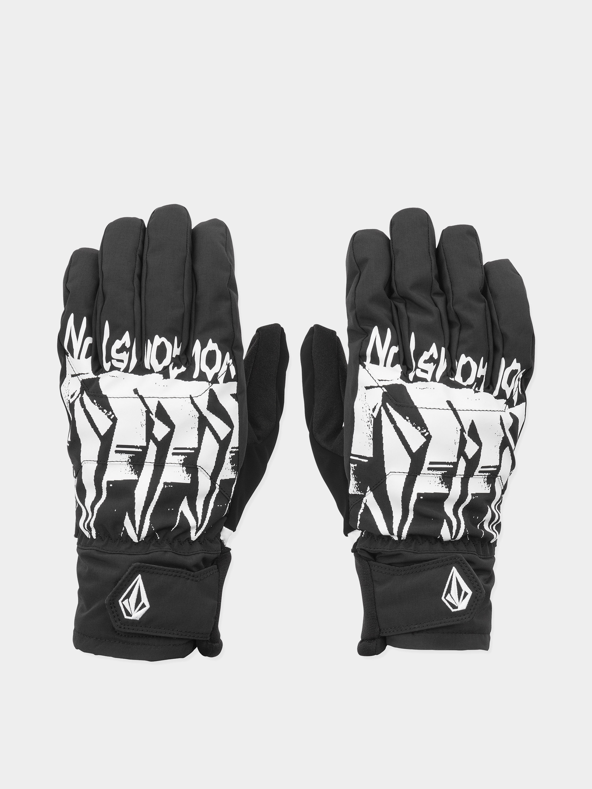 Ru0119kawice Volcom V.Co Nyle (black print)