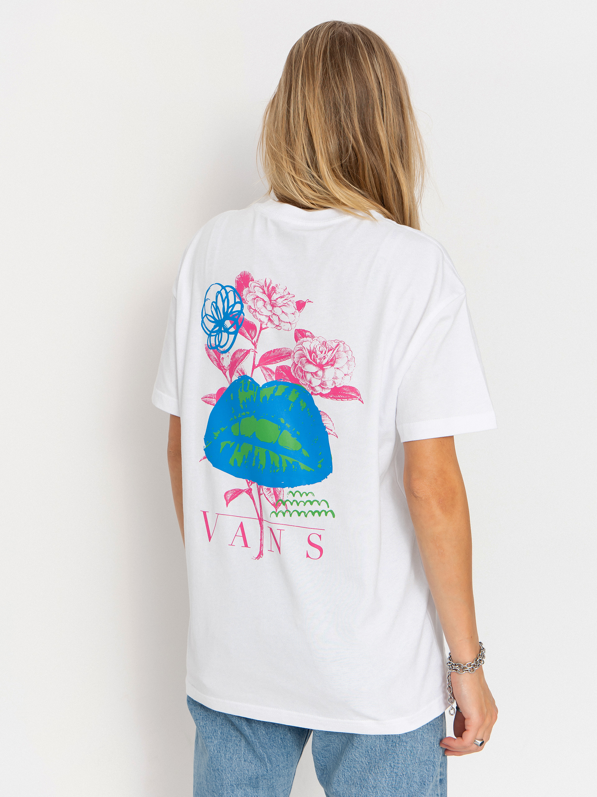T-shirt Vans Talk Talk Os Wmn (white)