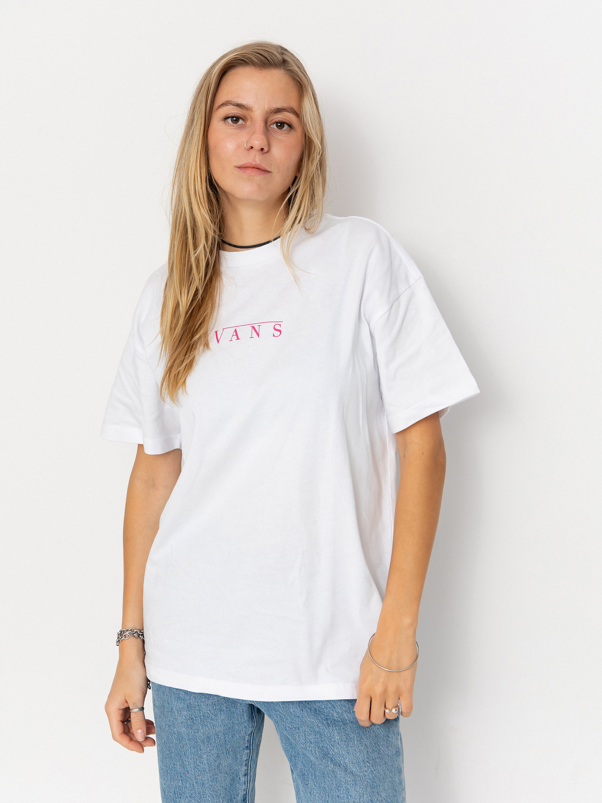 T-shirt Vans Talk Talk Os Wmn (white)