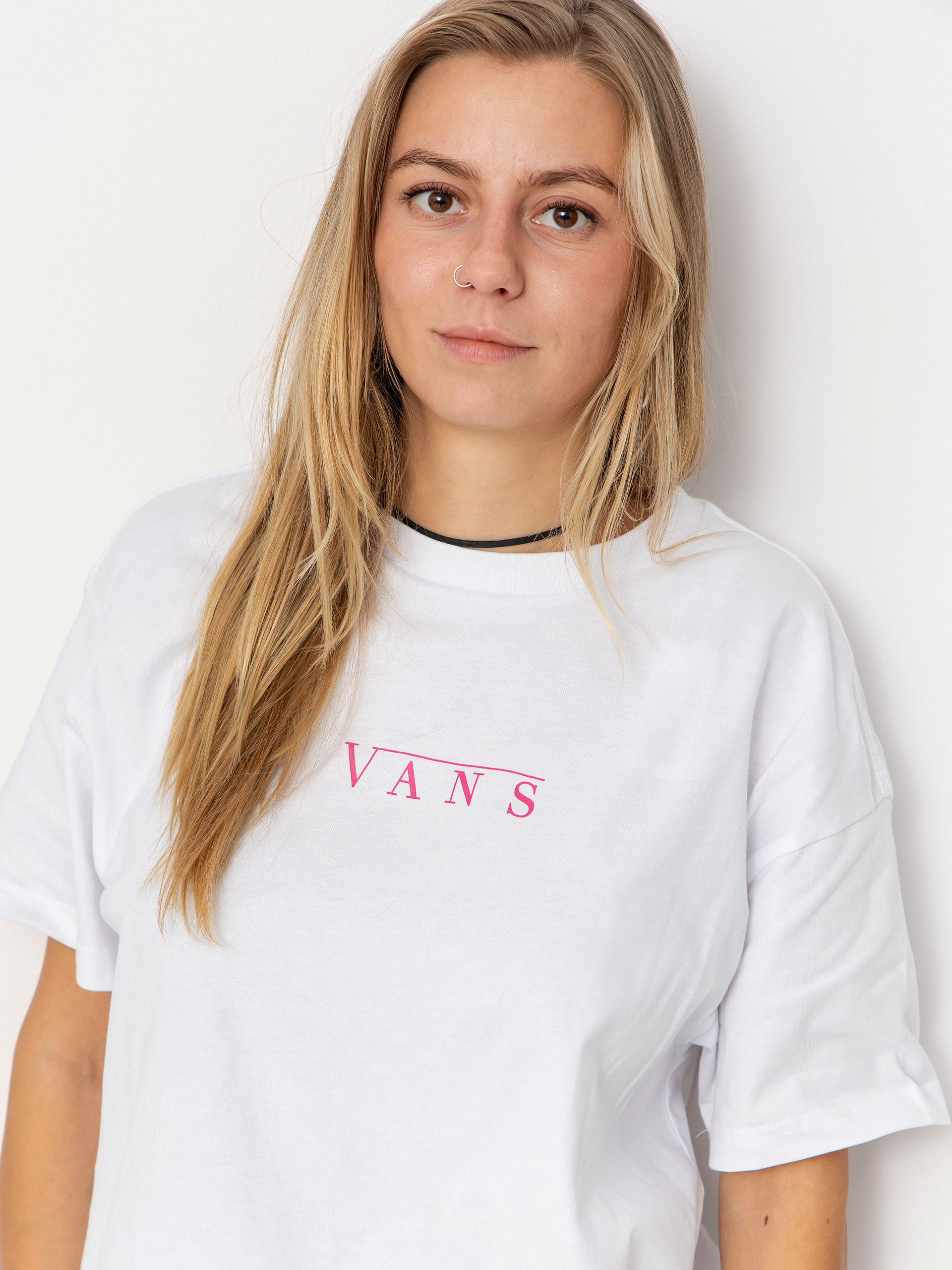 T-shirt Vans Talk Talk Os Wmn (white)