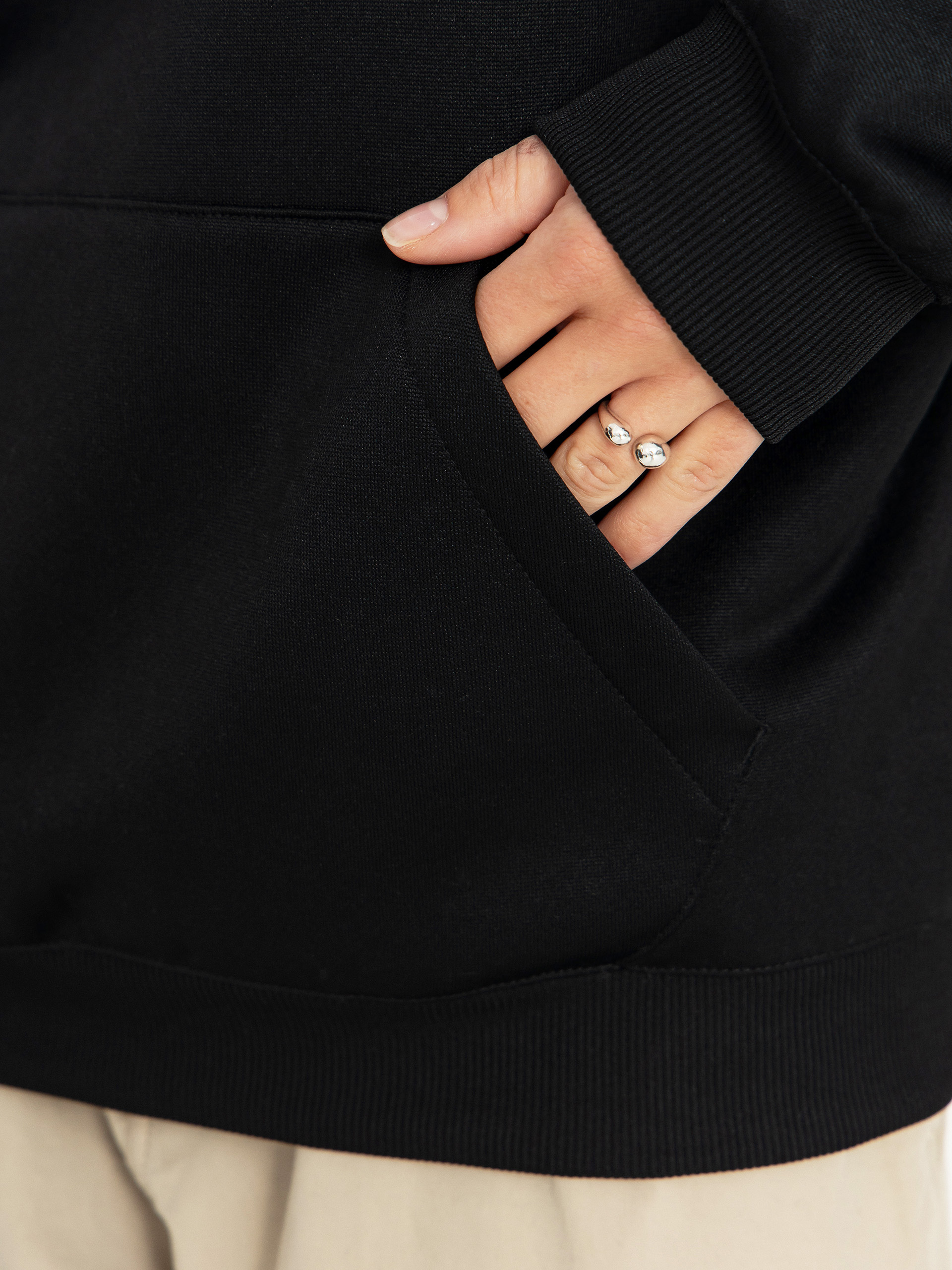 Bluza z kapturem Volcom Essential Hydro HD Wmn (black)