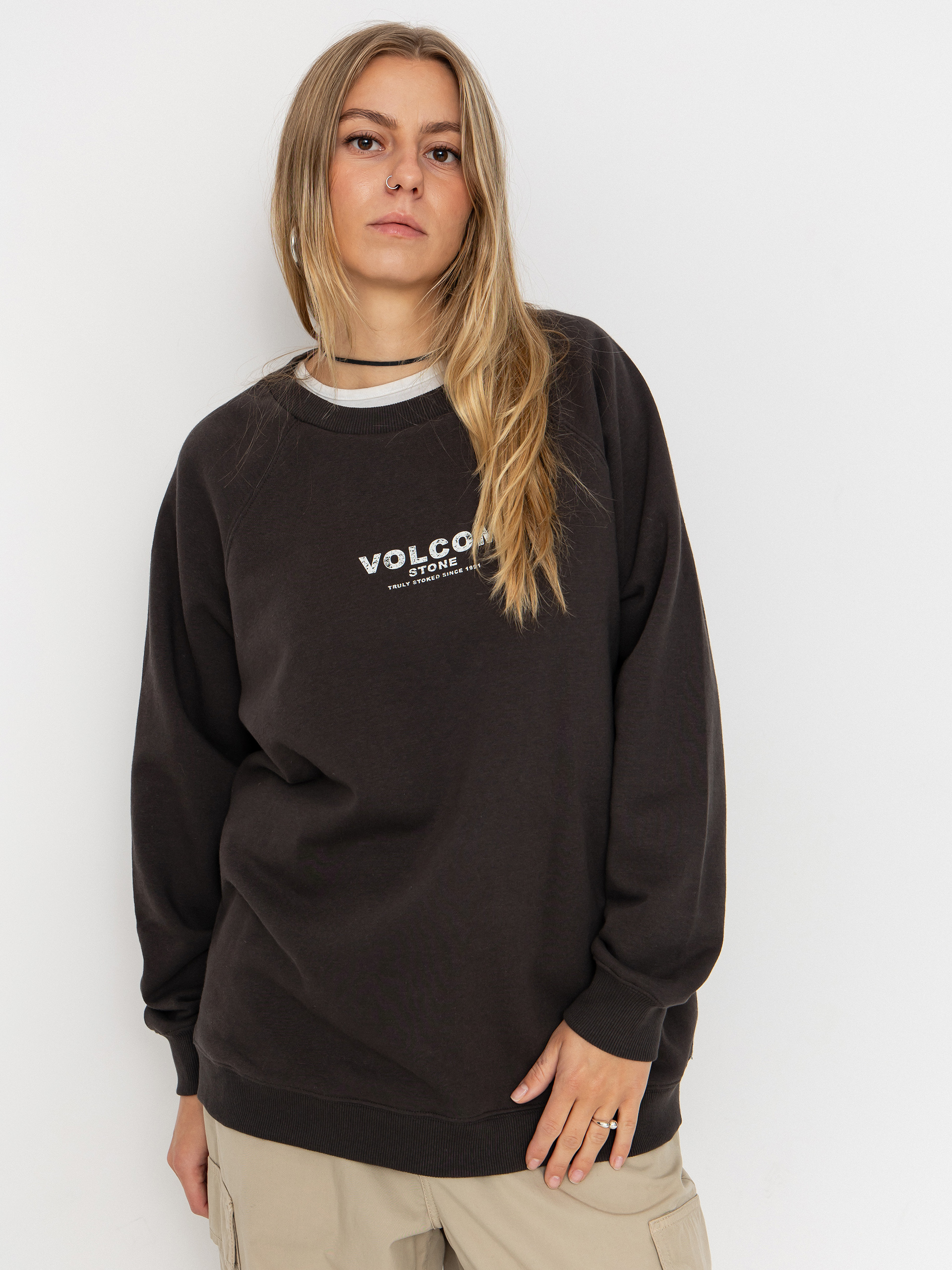 Bluza Volcom Stone Magic Crew Wmn (vintage black)