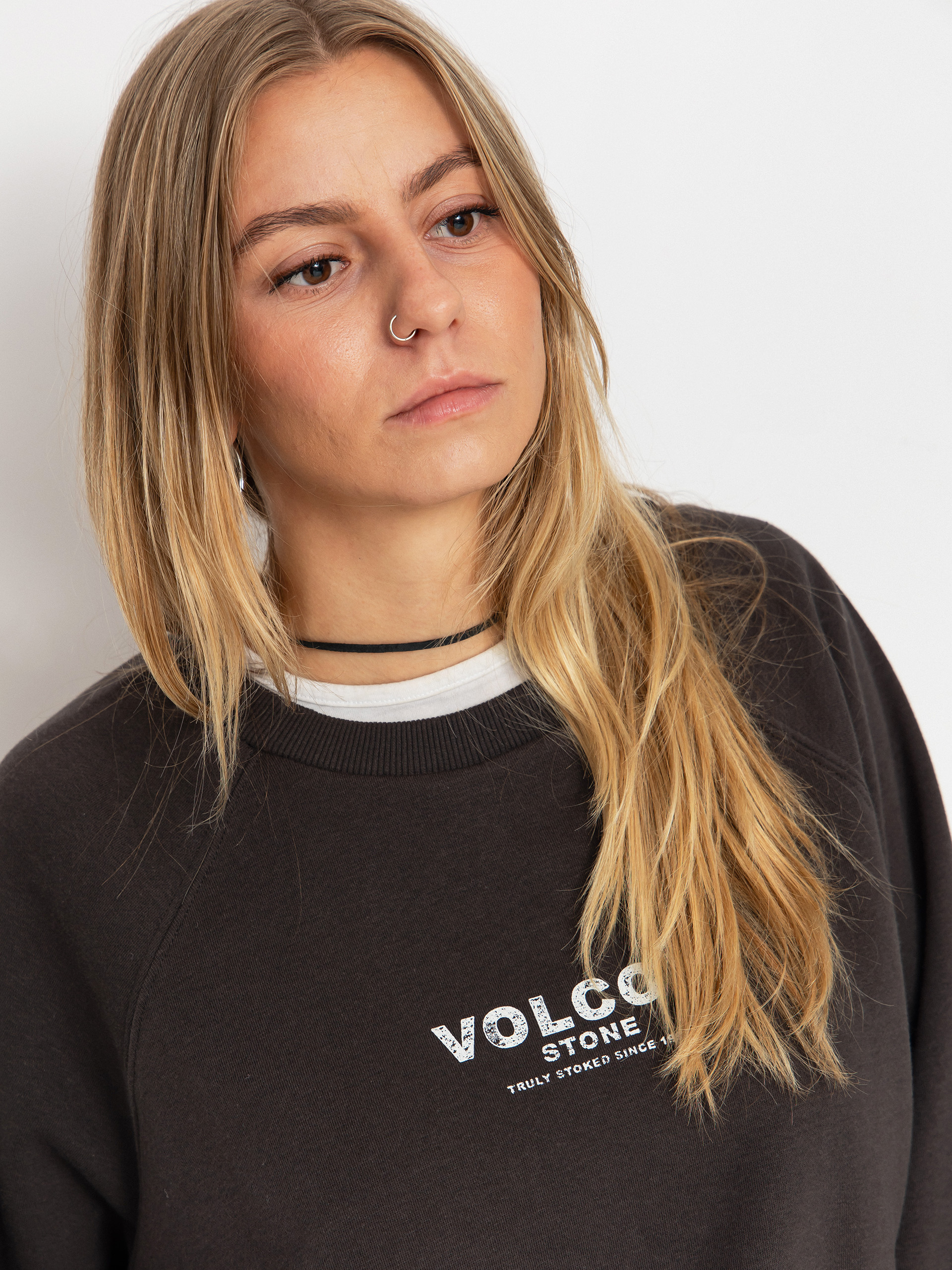 Bluza Volcom Stone Magic Crew Wmn (vintage black)