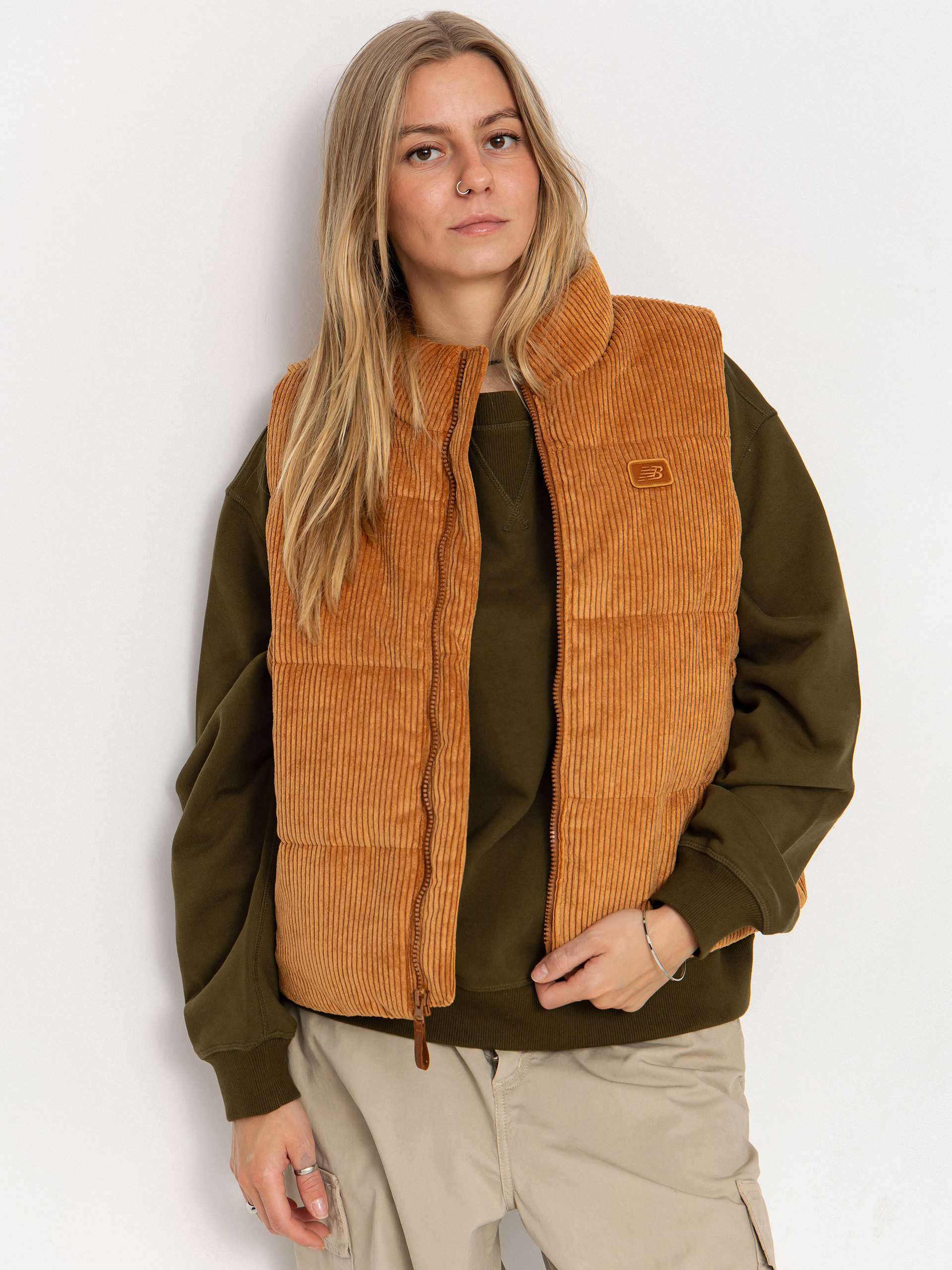 Kamizelka New Balance Wide Wale Corduroy Wmn