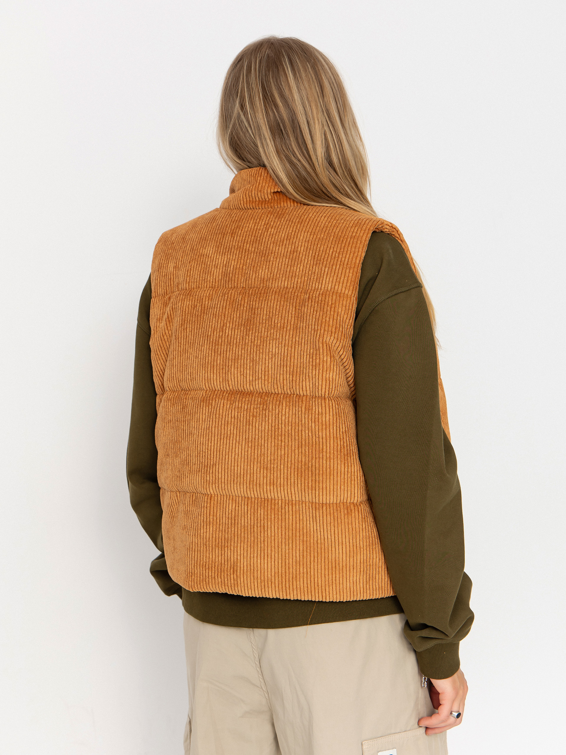 Kamizelka New Balance Wide Wale Corduroy Wmn (brown)