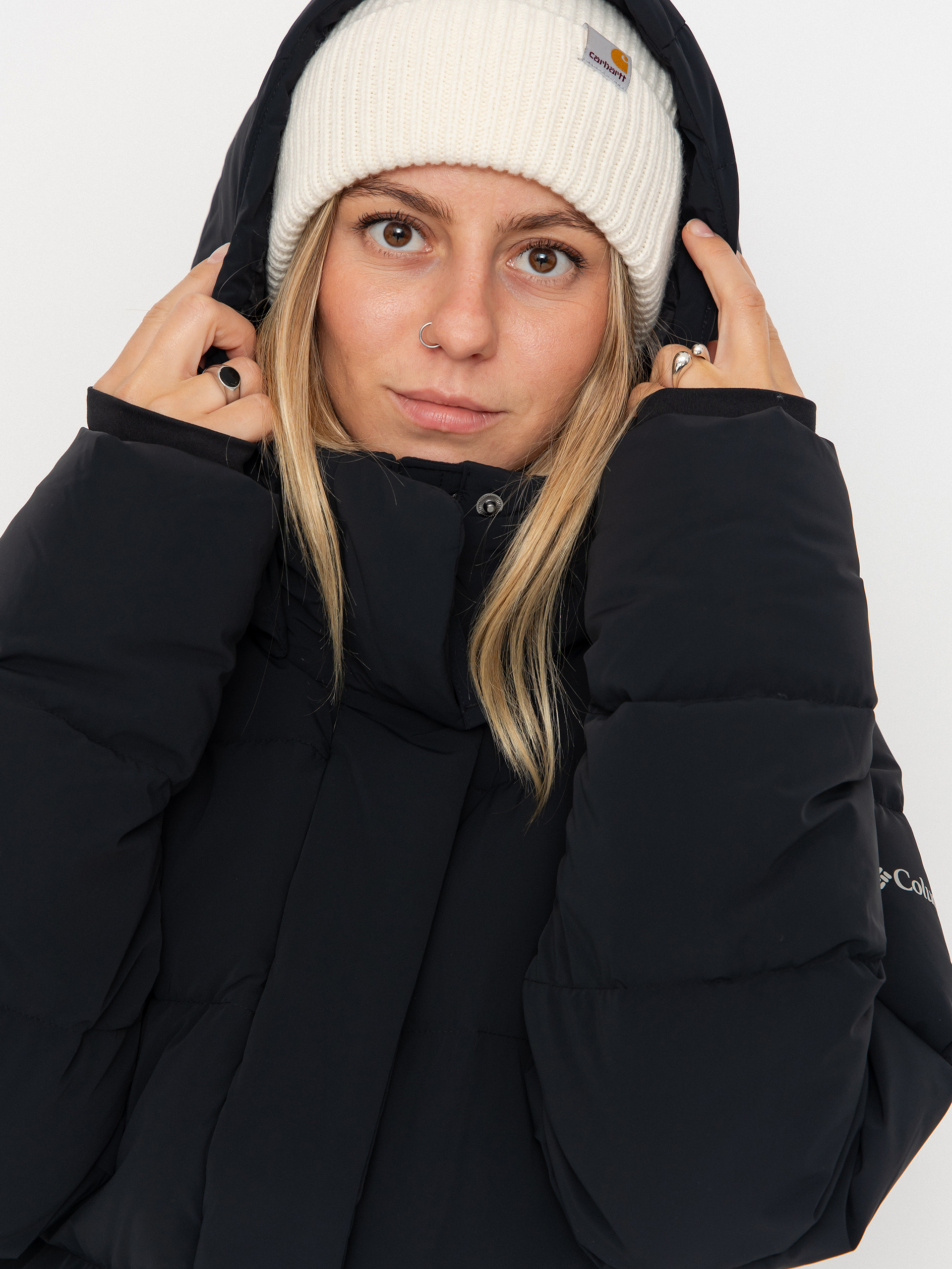 Kurtka Columbia Amaze Puff Hooded Wmn (black)