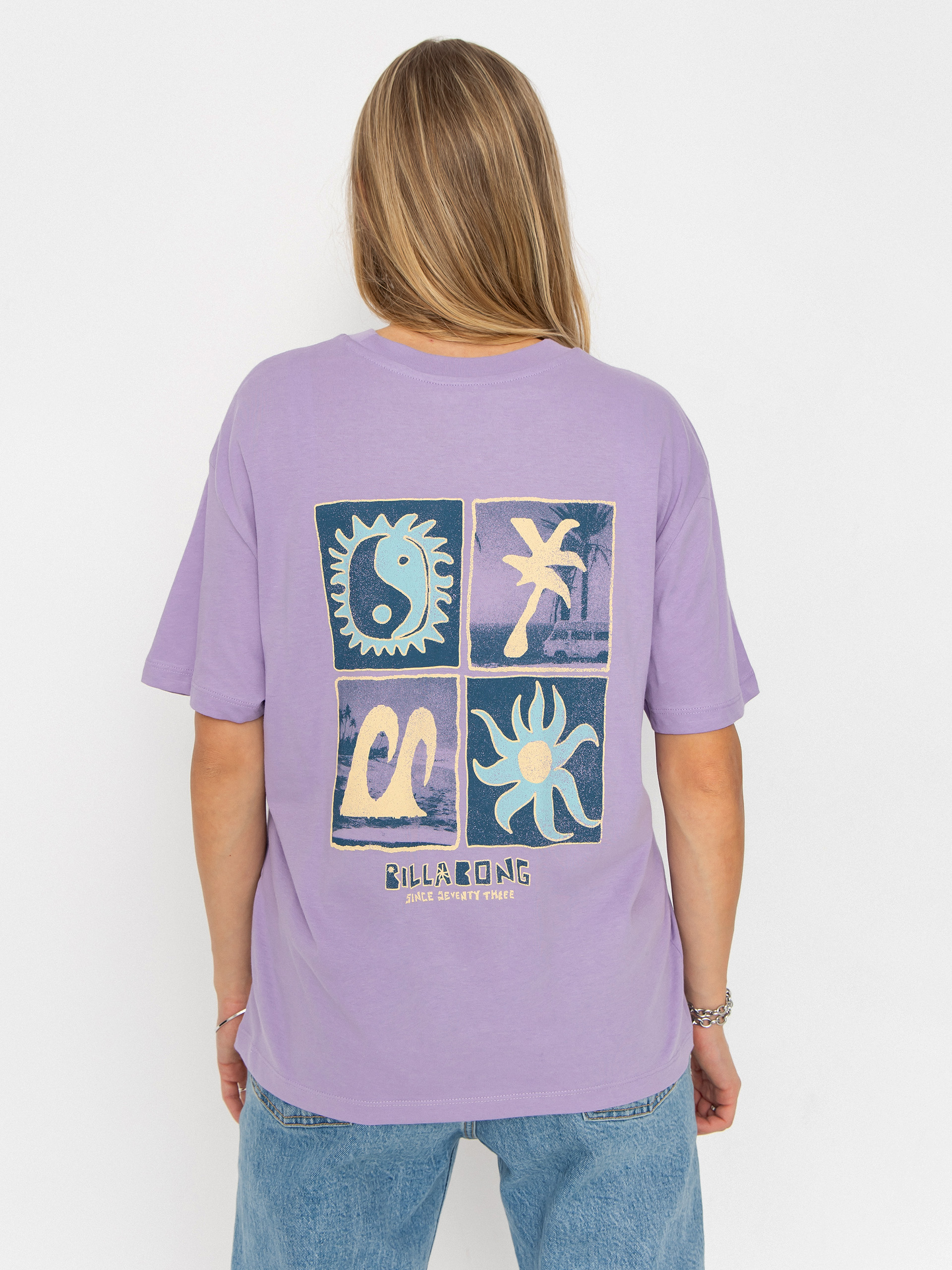 T-shirt Billabong Mixing Vibes Wmn (light purple)
