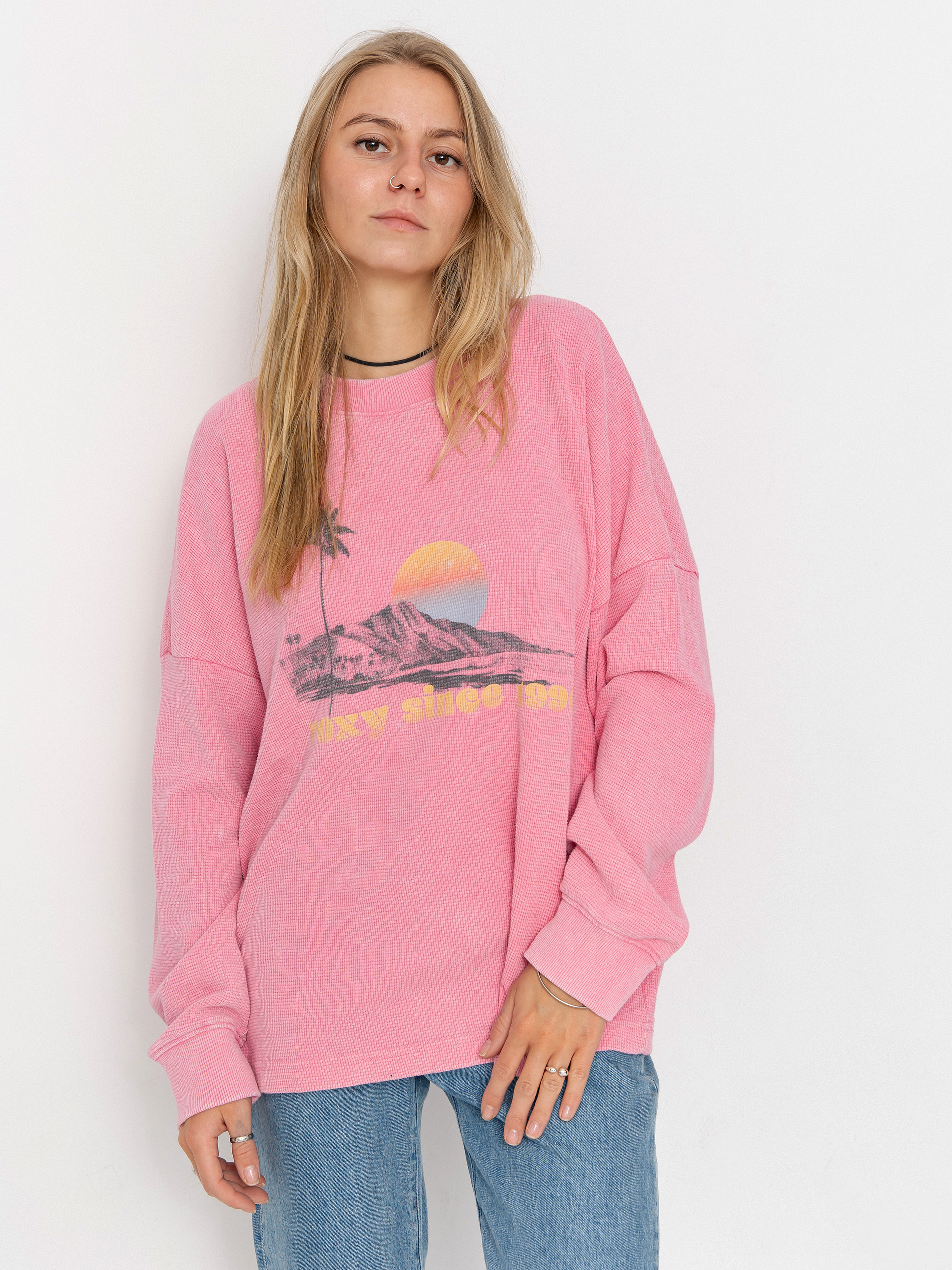 Bluza Roxy Eastside Midweight Wmn (pink cosmos)