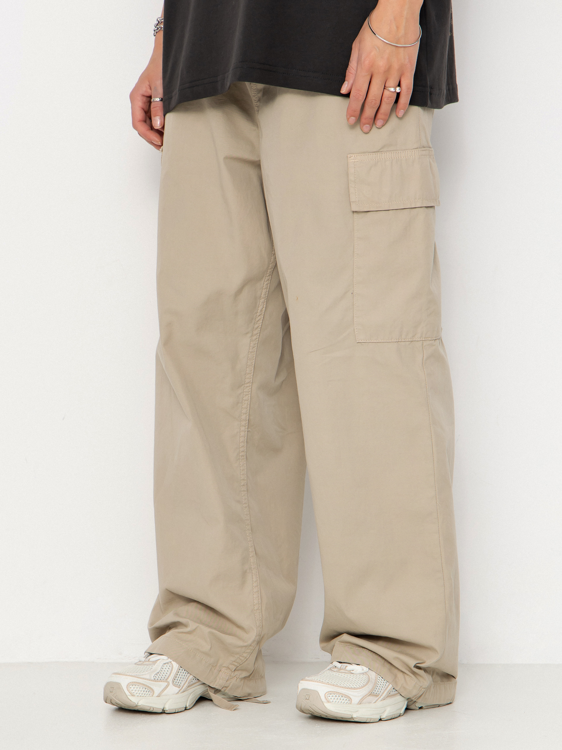 Spodnie Carhartt WIP Kingston Wmn (wall/garment dyed)