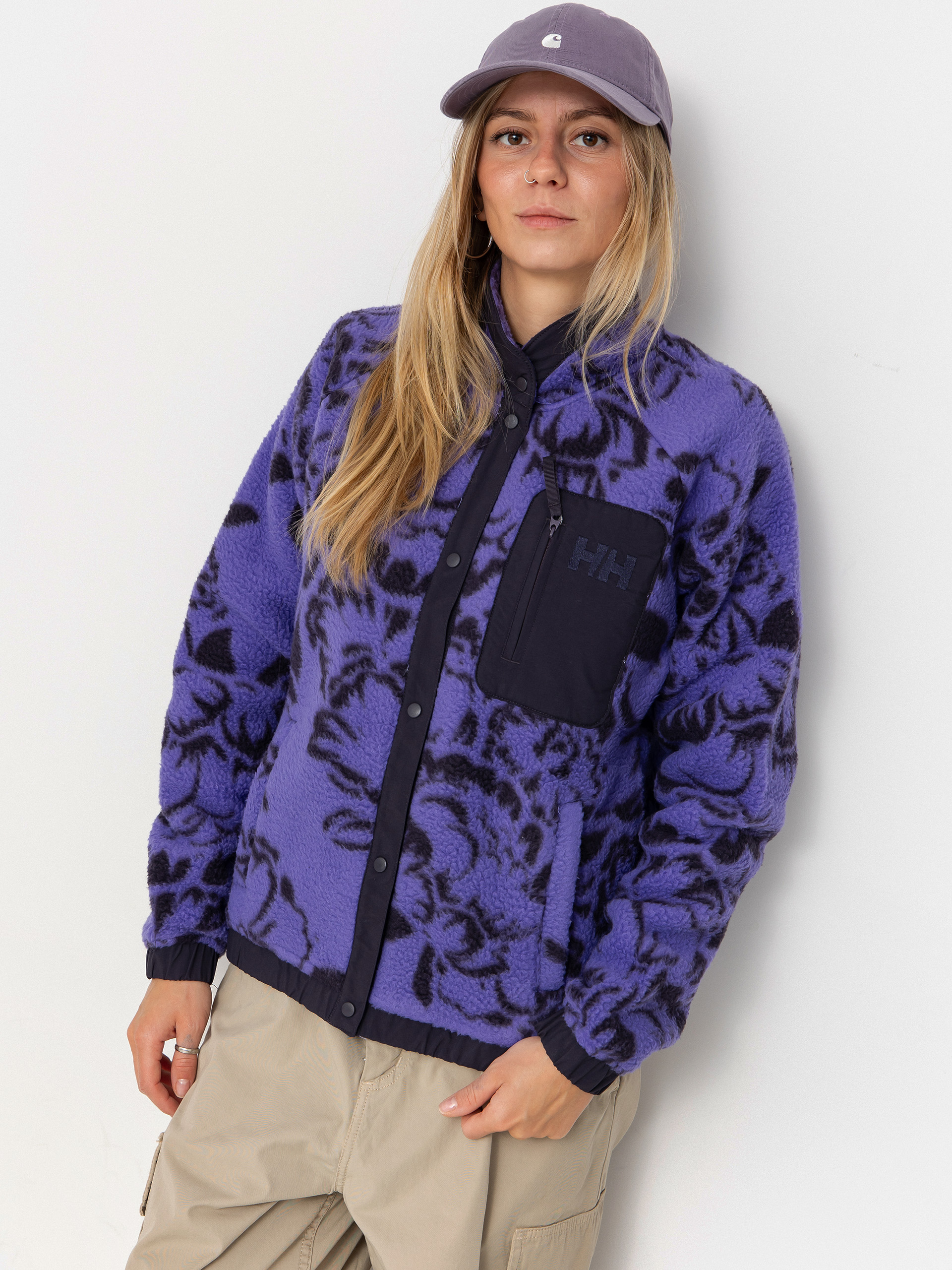 Polar Helly Hansen Imperial Printed Pile Snap Wmn