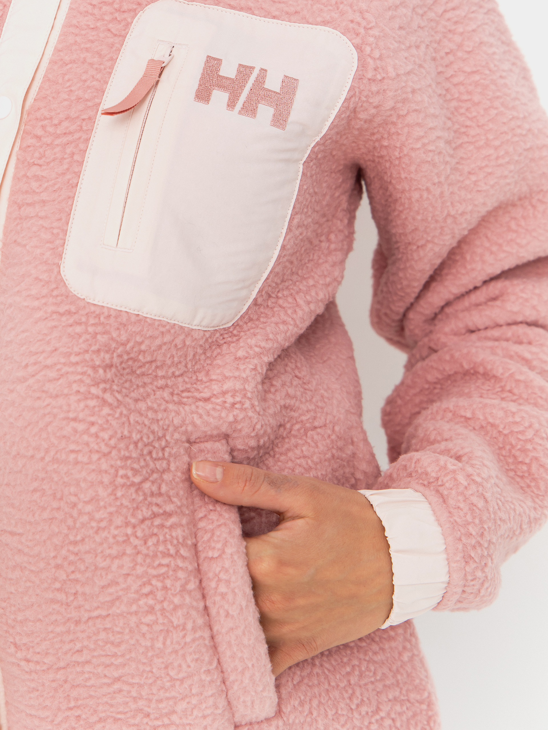 Damski Polar Helly Hansen Imperial Pile Snap (pink salt)