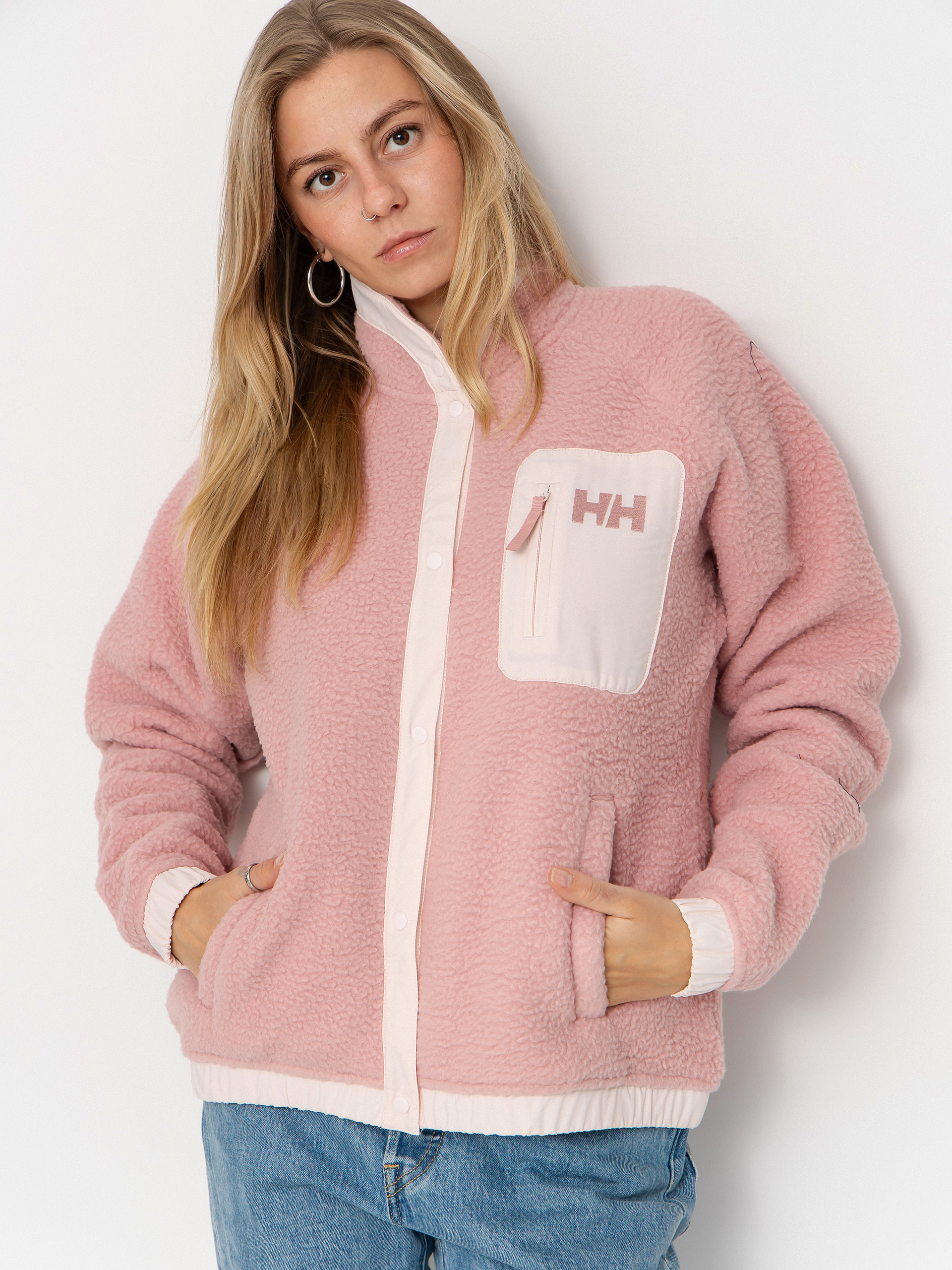 Polar Helly Hansen Imperial Pile Snap Wmn (pink salt)