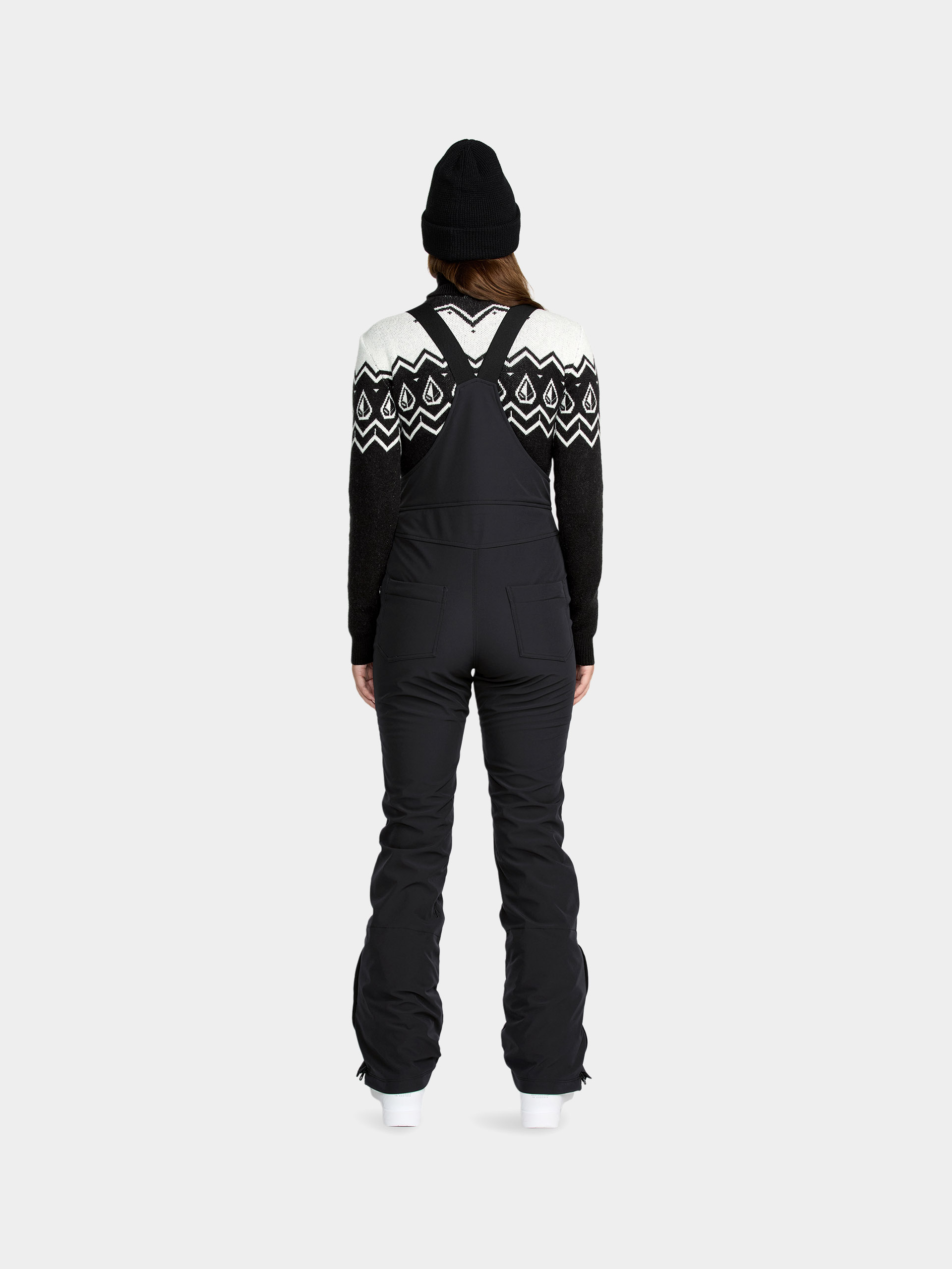 Damskie Spodnie snowboardowe Volcom Battle Stretch Bib (black)