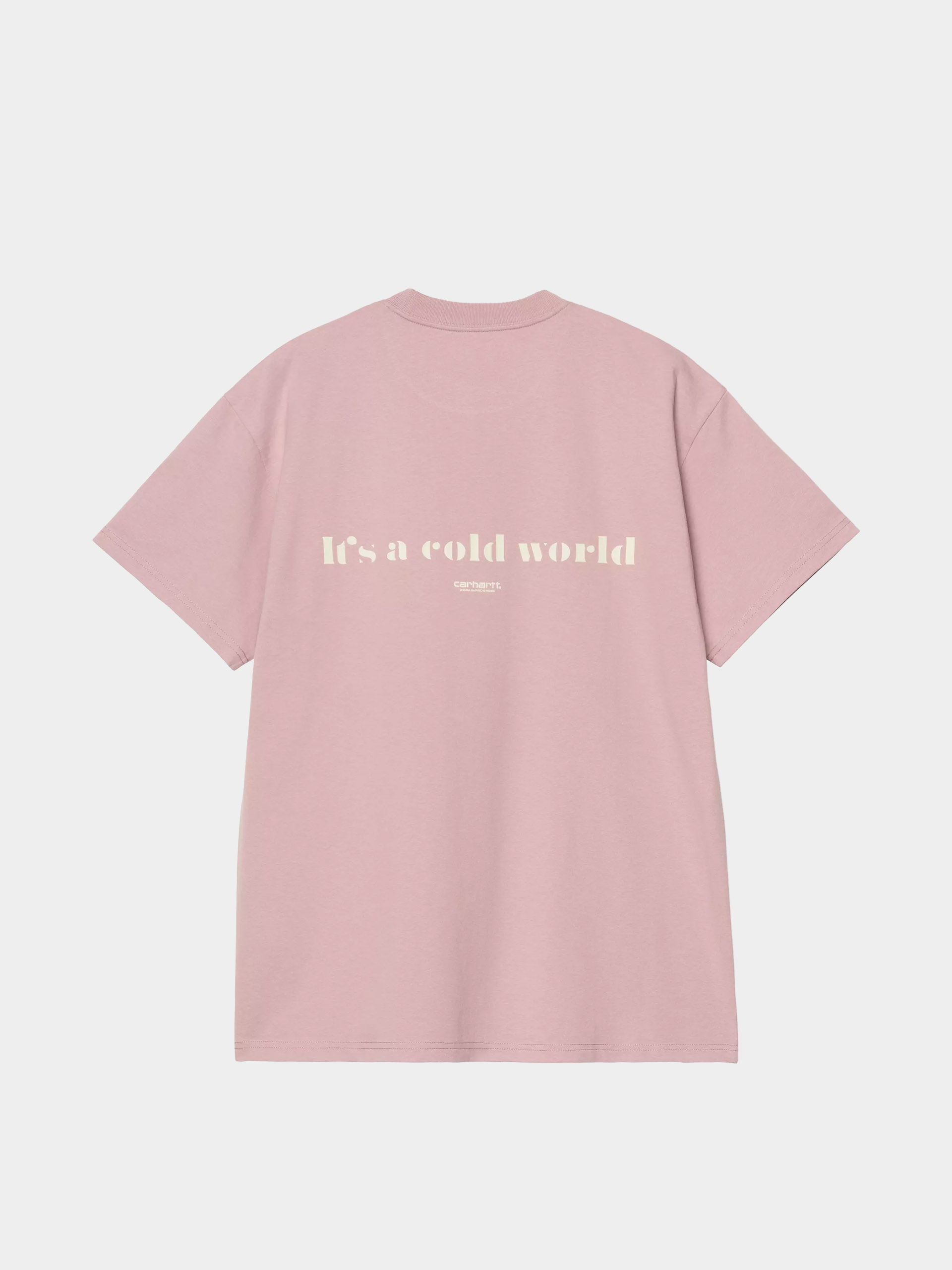 T-shirt Carhartt WIP Cold World (glassy pink)