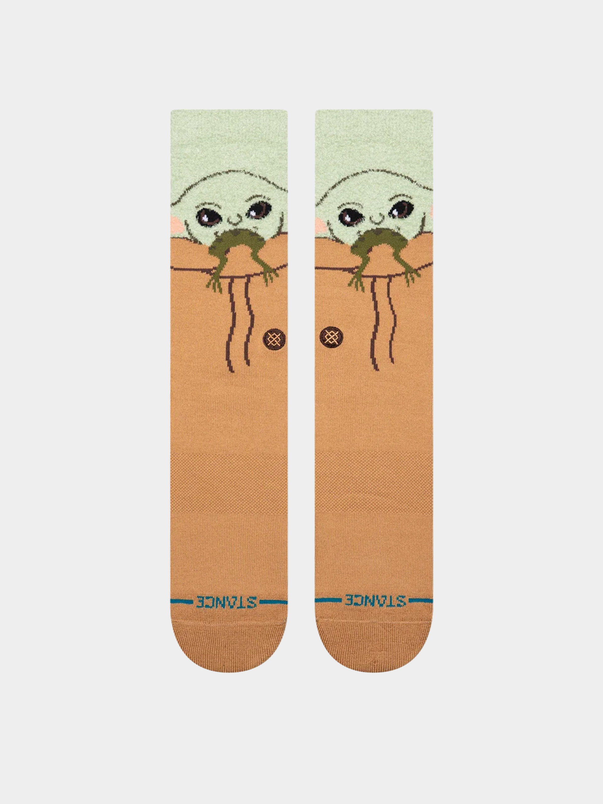 Skarpetki Stance Grogu Hungry Crew (green)