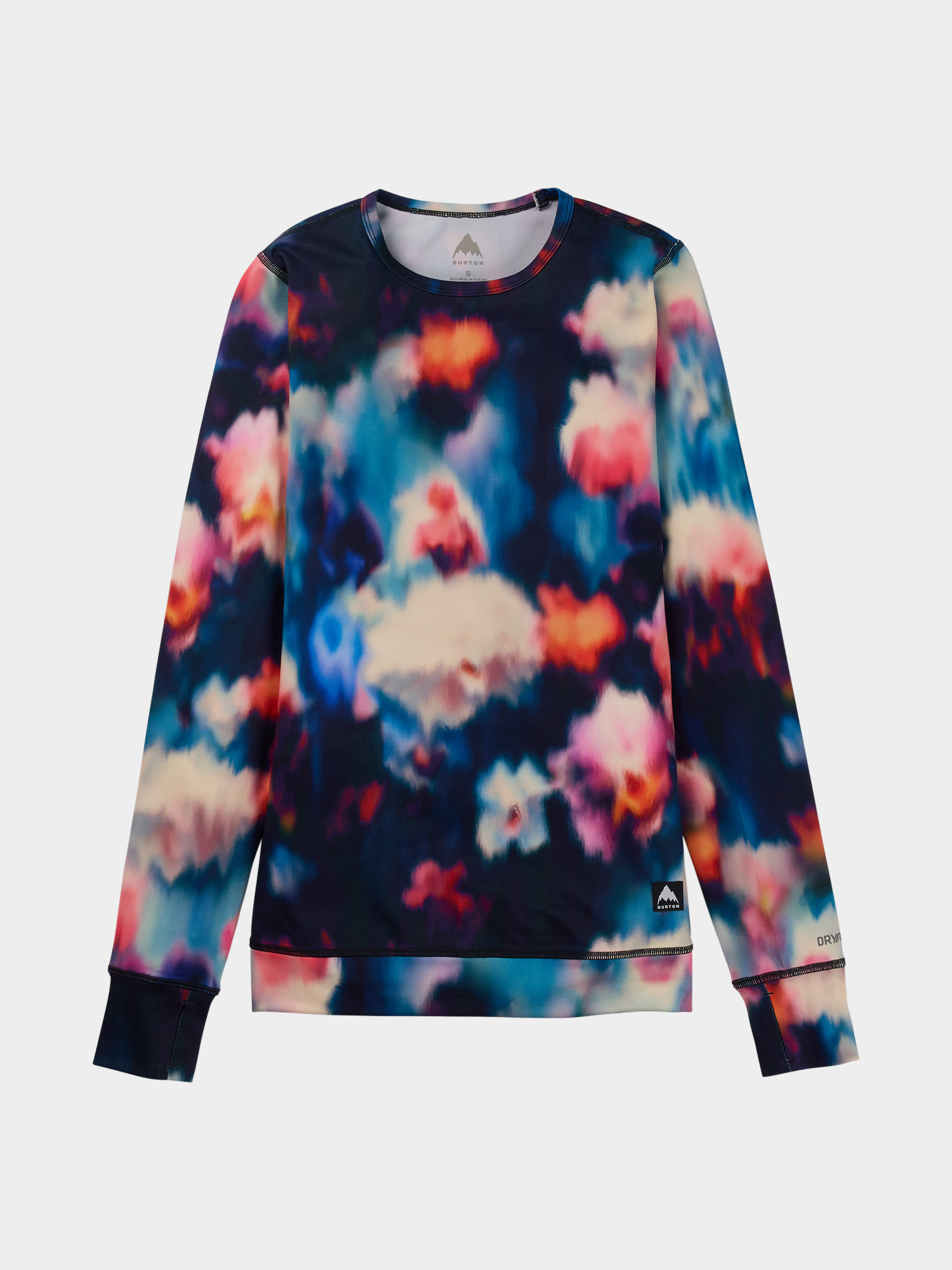 Longsleeve aktywny Burton Midweight Wmn (floral blur)