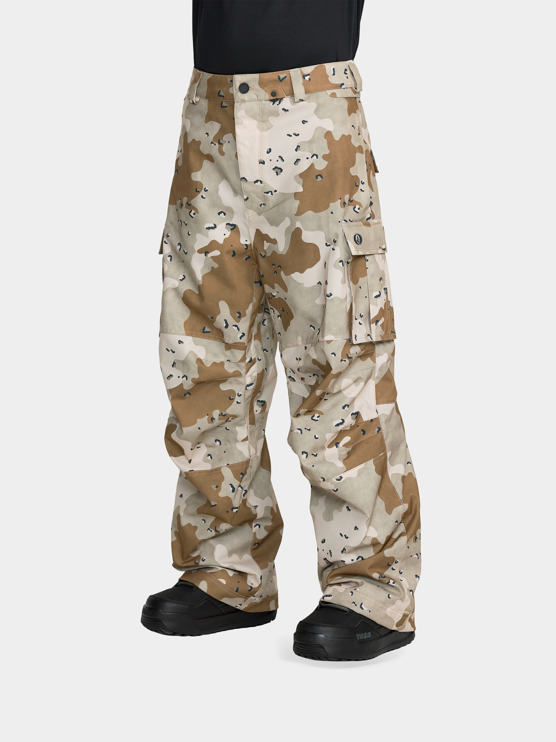 Męskie Spodnie snowboardowe Volcom Nwrk Baggy (camouflage)