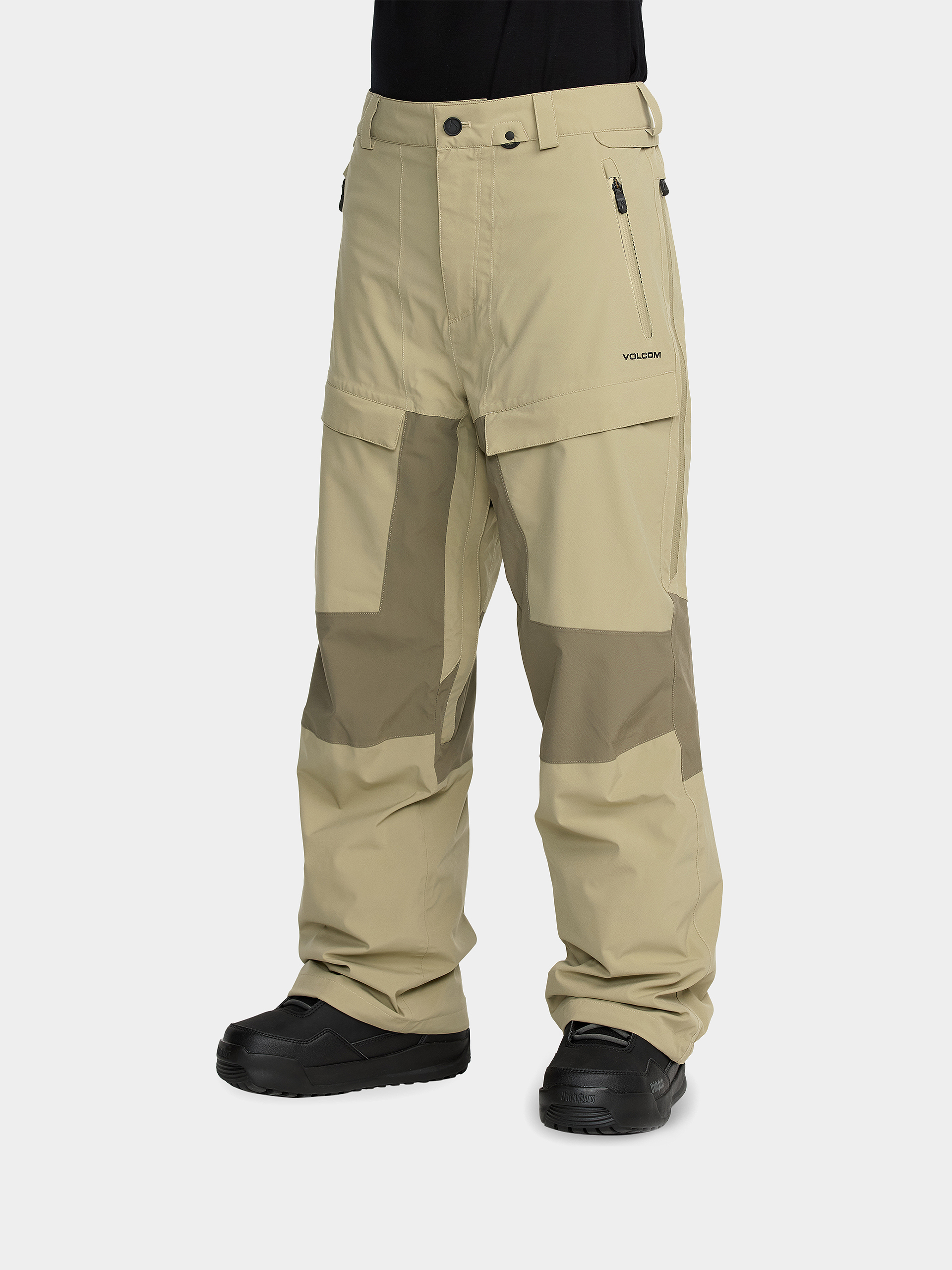 Męskie Spodnie snowboardowe Volcom Rnge Stretch 30K (moss green)