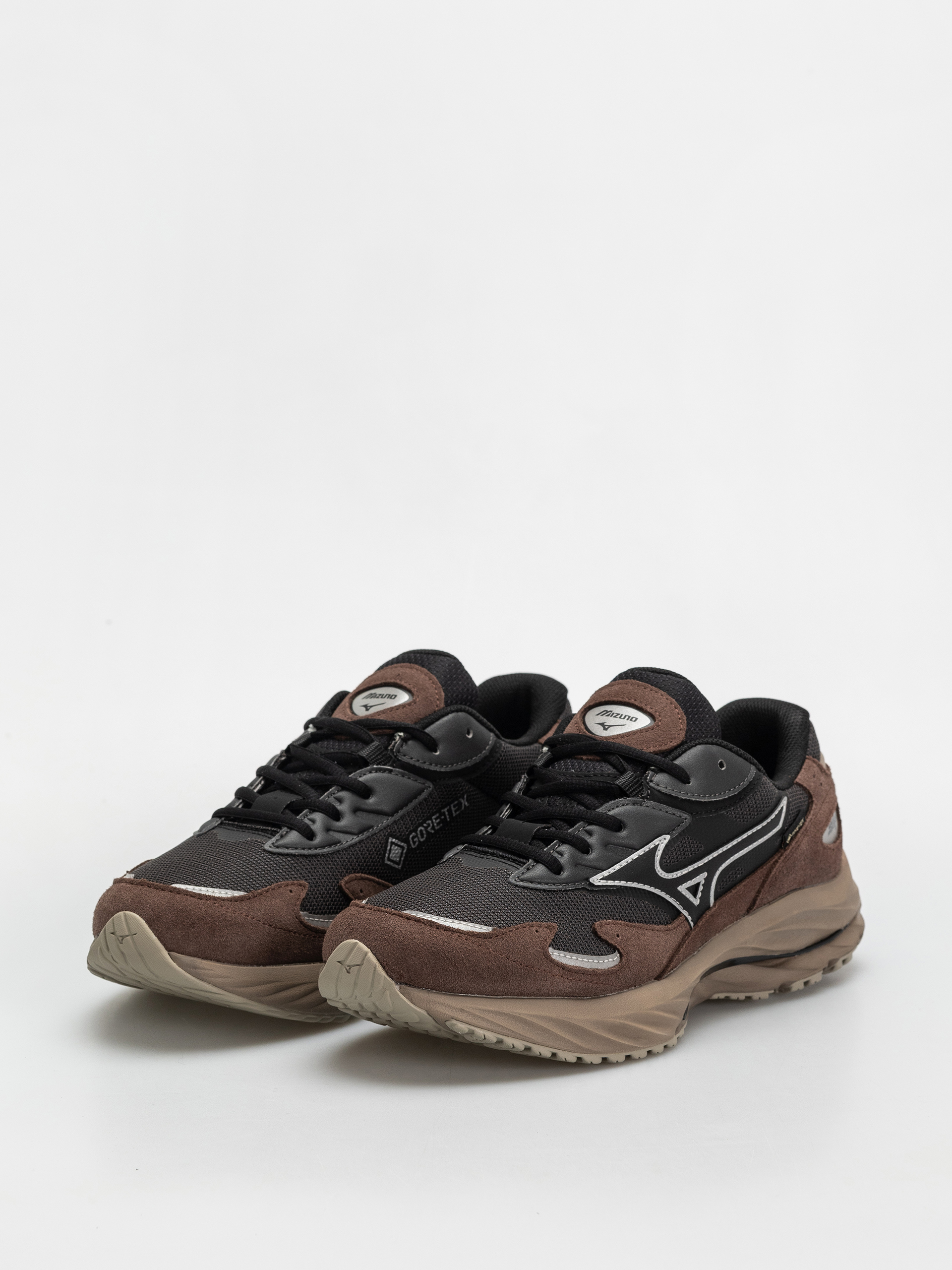 Buty Mizuno Wave Rider GTX (black sand/black/chicory coffee)
