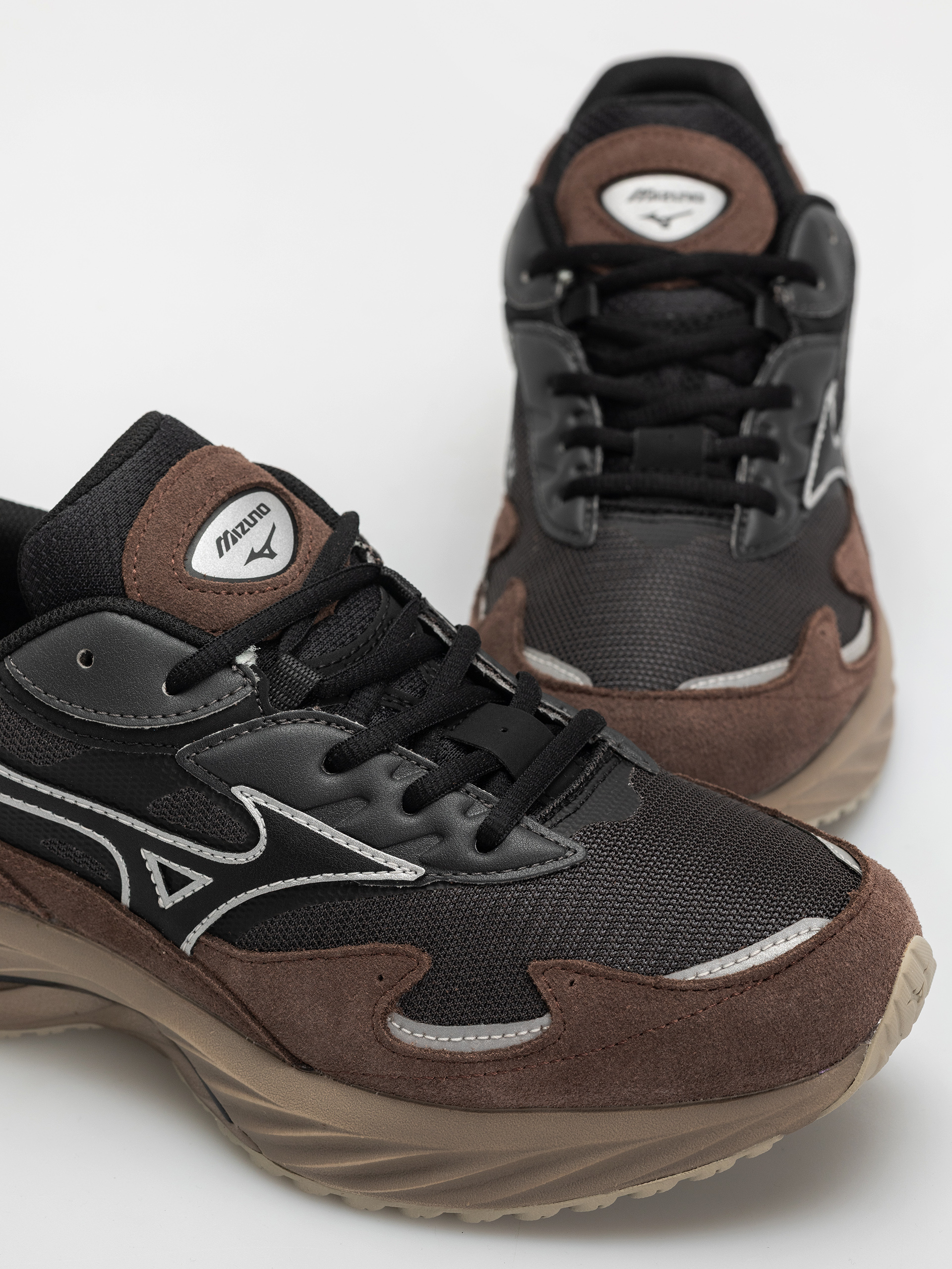 Buty Mizuno Wave Rider GTX (black sand/black/chicory coffee)