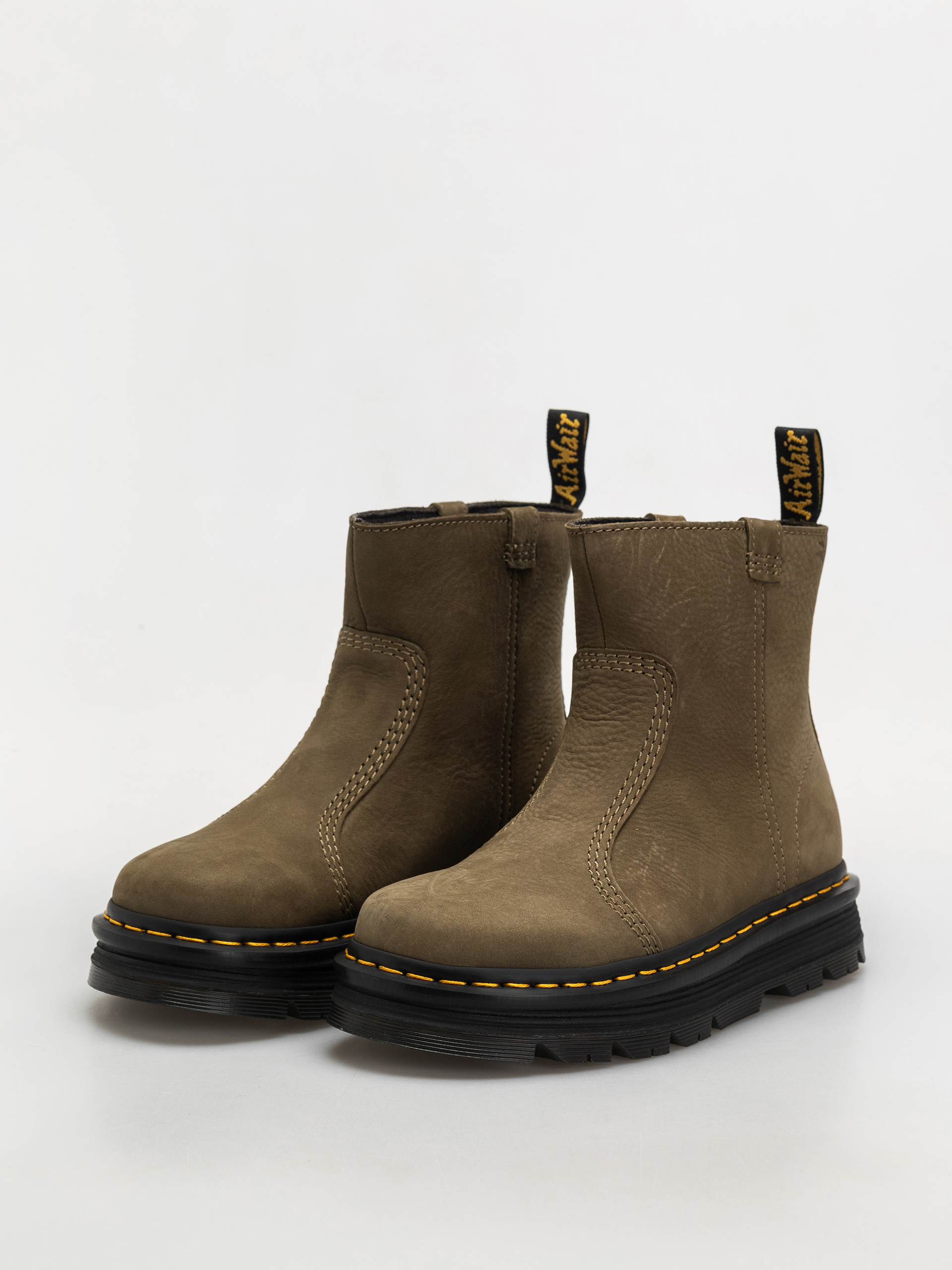 Buty Dr. Martens ZebZag Rigger Rigger Wmn (dms olive milled nubuck wp)