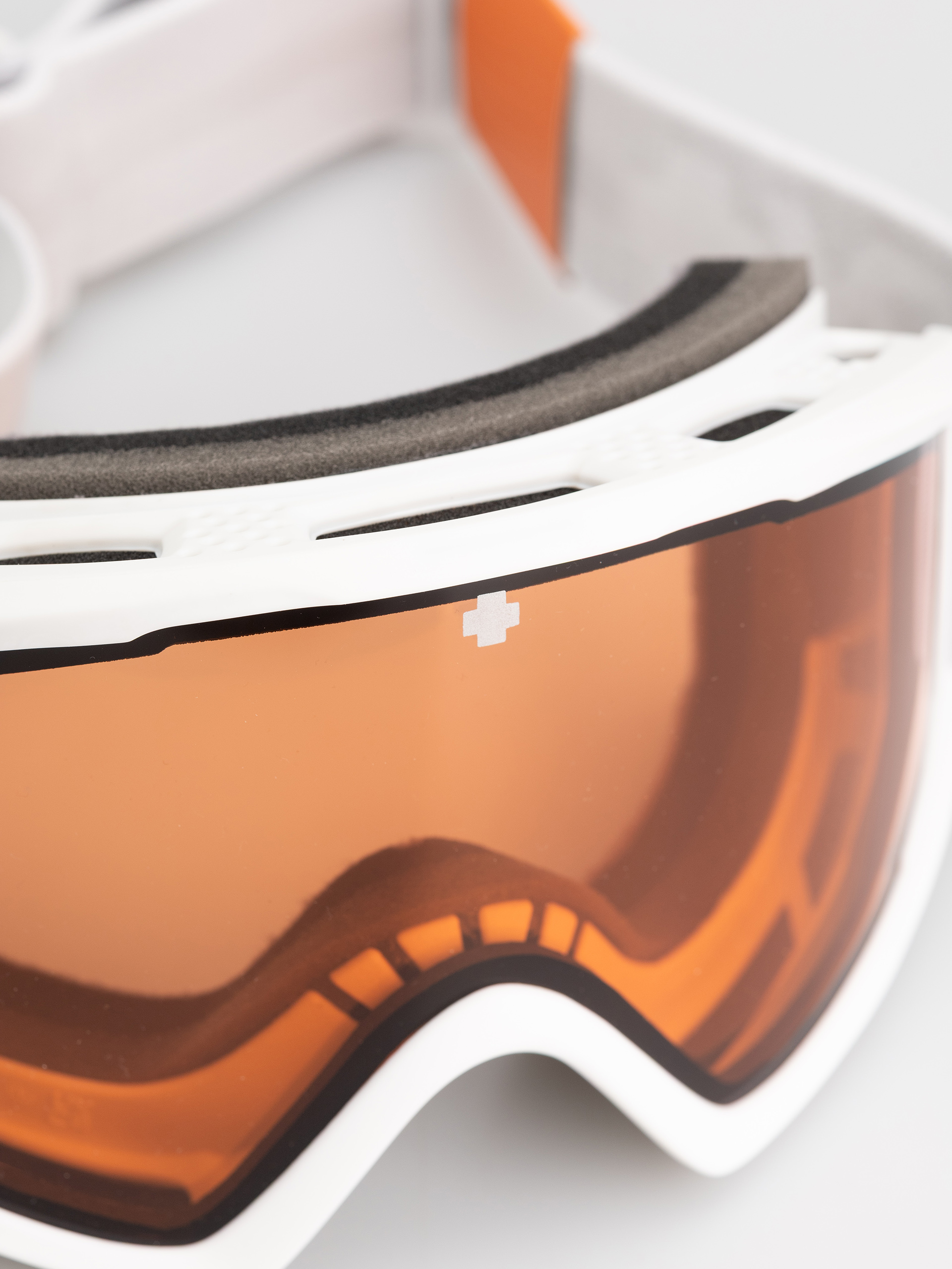 Gogle Spy Crusher Elite (eco matte white - ll persimmon)