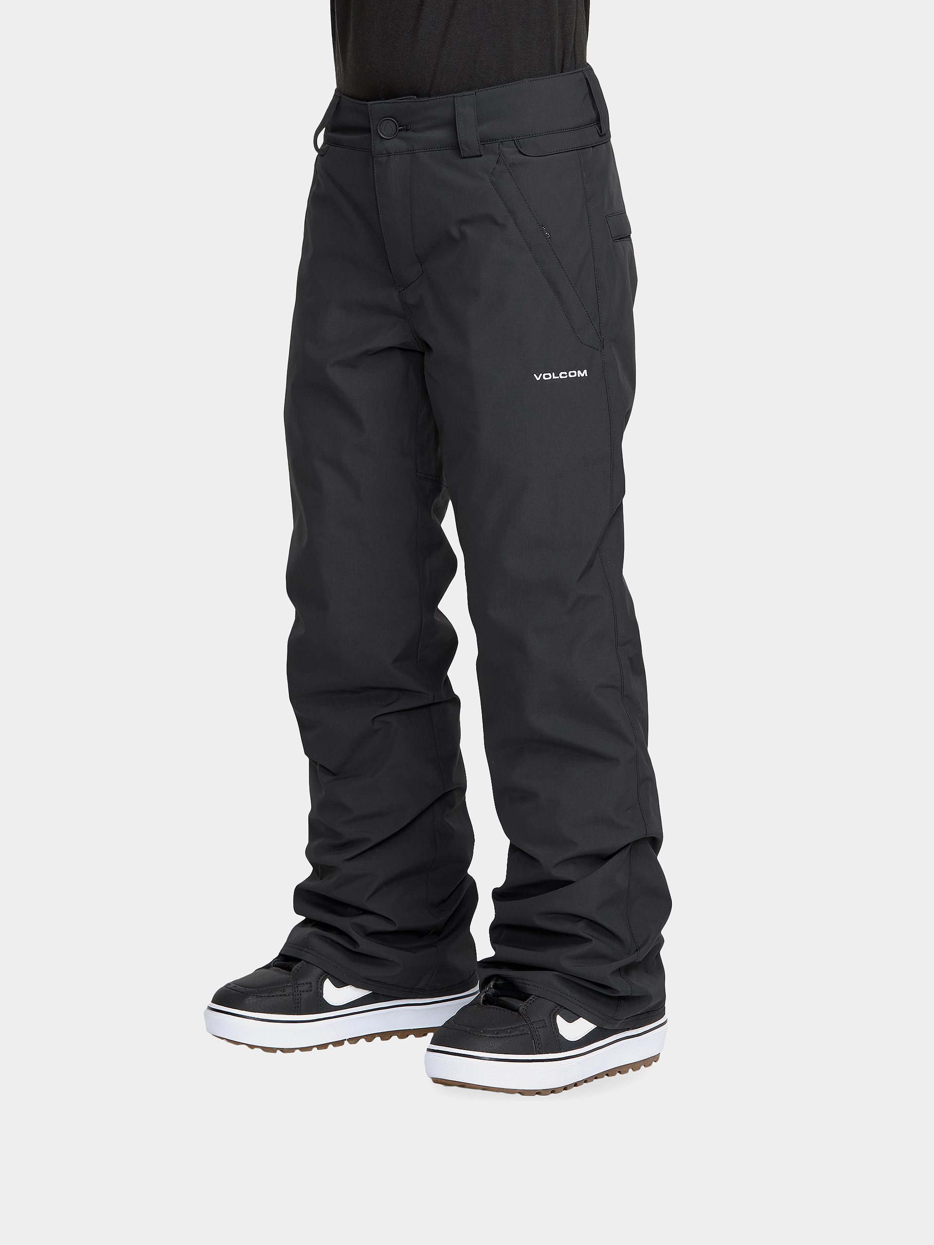 Spodnie snowboardowe Volcom Freakin Chino Youth Ins JR (black)