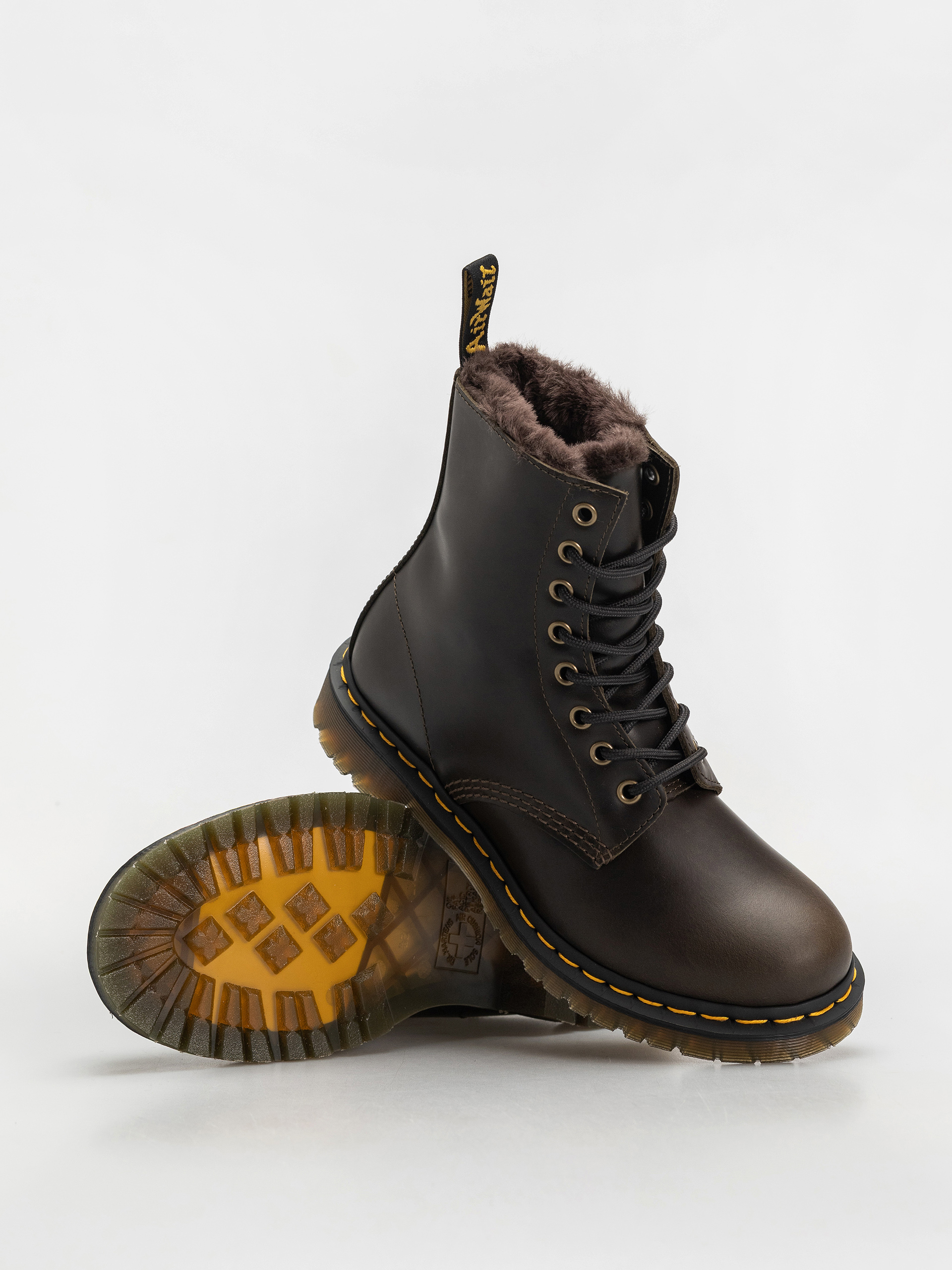 Buty Dr. Martens 1460 Serena Wmn (dark taupe taupe orleans)