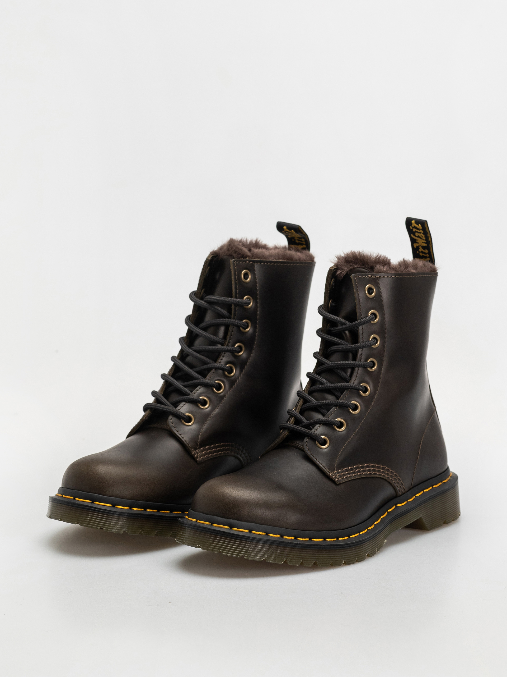 Buty Dr. Martens 1460 Serena Wmn (dark taupe taupe orleans)