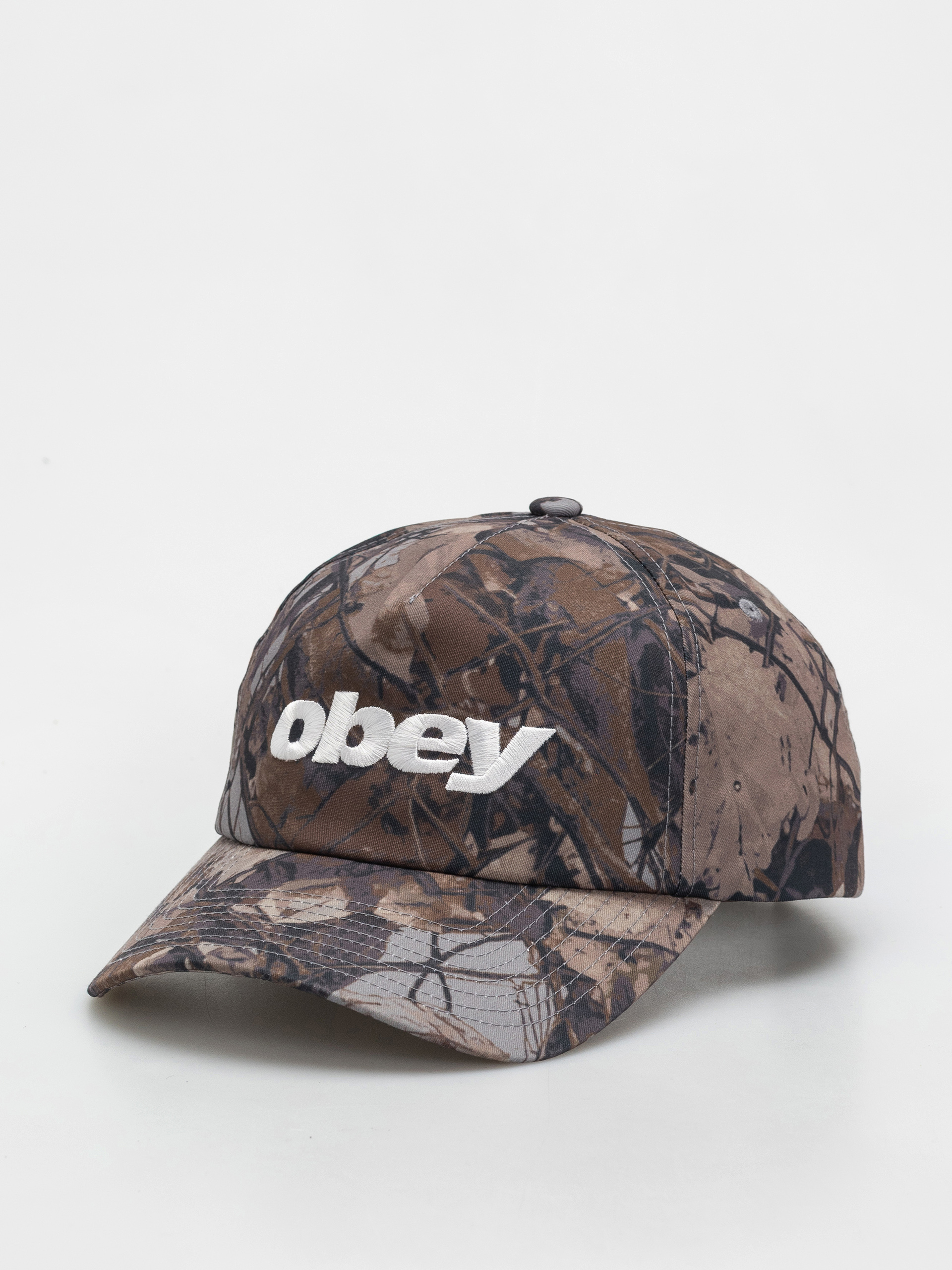 Czapka z daszkiem OBEY Obey Delta 5 Panel Strapback (fence camo multi)