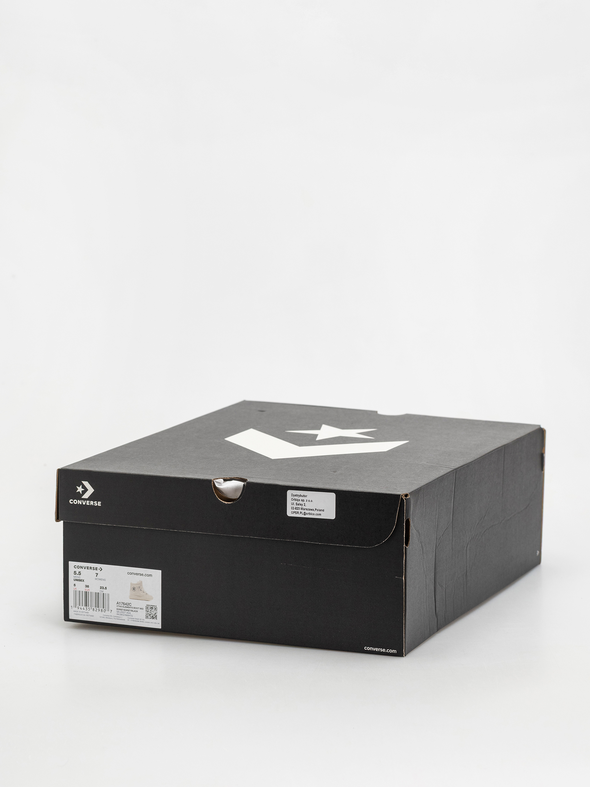 Buty Converse Chuck Taylor All Star Elements Boot Mid (egret/egret/black)