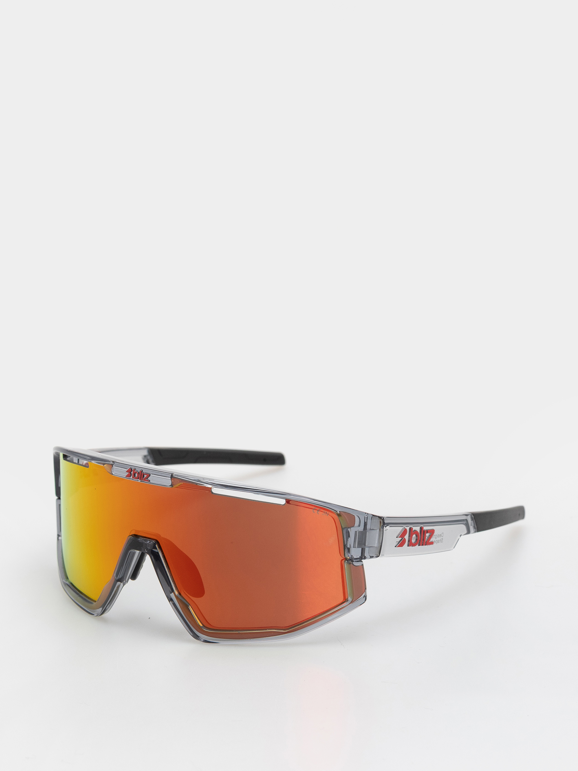Okulary przeciwsłoneczne Bliz Fusion (transparent dark grey/brow w red multi)