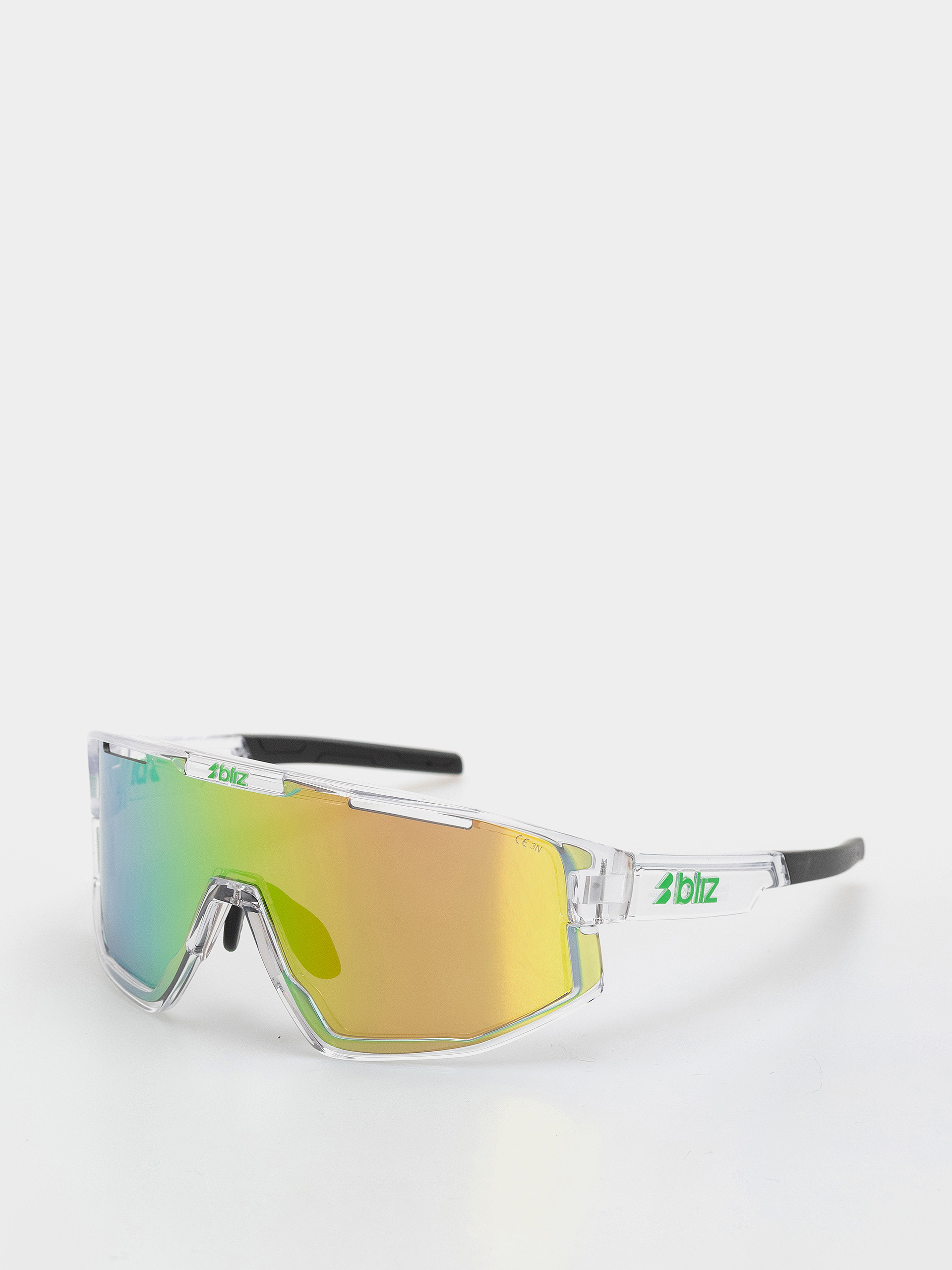Okulary przeciwsłoneczne Bliz Fusion (transparent white/brown w green multi)