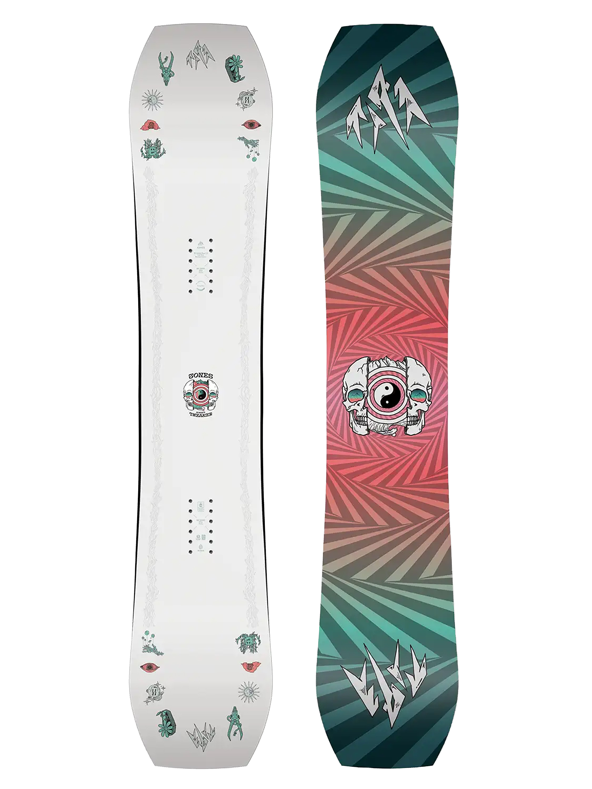 Damska Deska snowboardowa Jones Snowboards Tweaker (white)