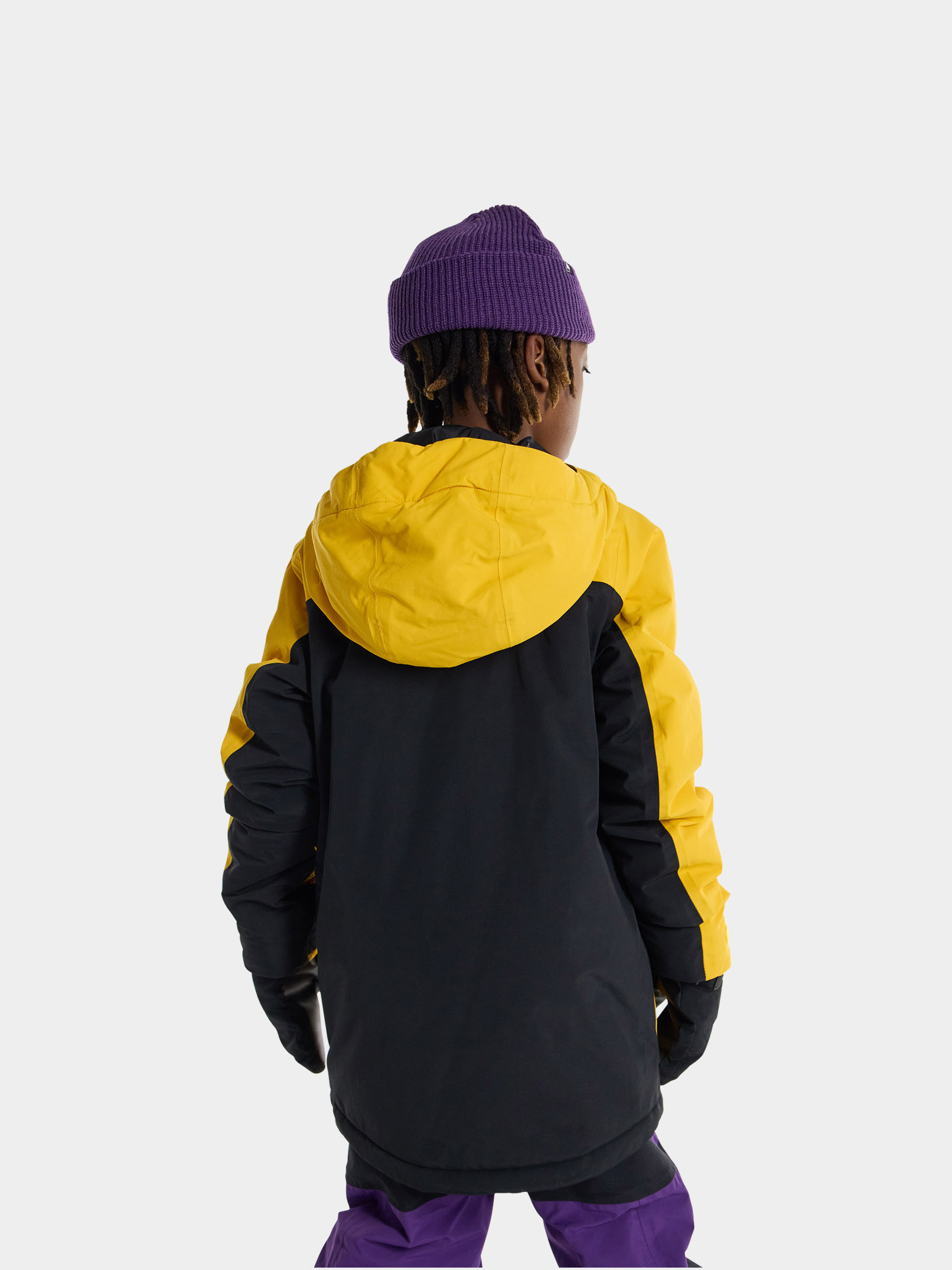 Kurtka snowboardowa Burton Ascutney 2L JR (goldenrod/true black)
