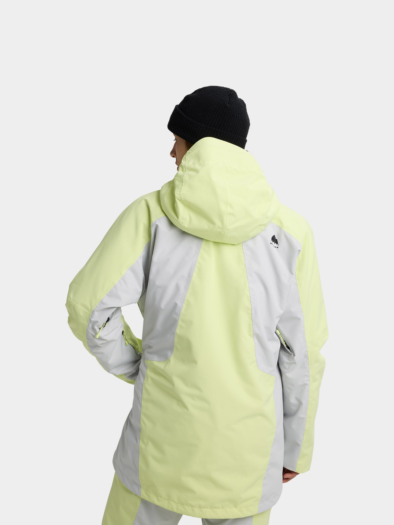 Męska Kurtka snowboardowa Burton Reserve 2L 3 In 1 (glow yellow green/gray cloud)